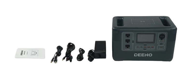 Deeno X1500 Portable Power Station 1036Wh 1500W LiFePO4 Battery - Solar Generator for Camping, RV, Emergency Backup & Off-Grid Power Supply