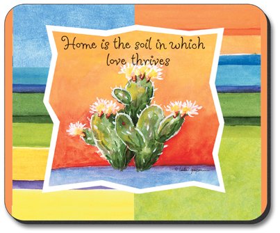 Artistic Home Decor Ceramic Plates & The Soil Themed Mouse Pad - Perfect for Office Desks, Gaming Setups, and Home Decor Gifts