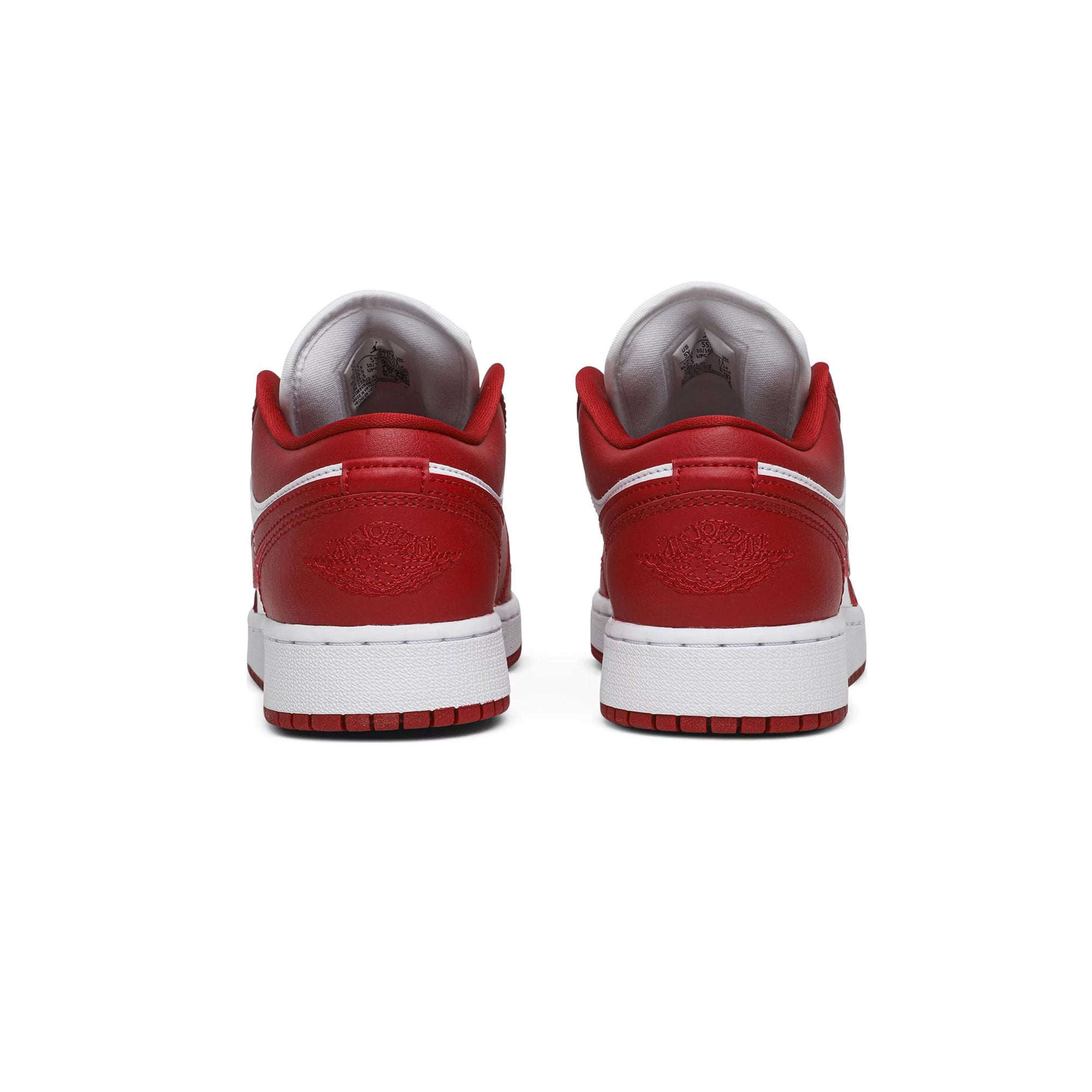Air Jordan 1 Low 'Gym Red White' GS Sneakers - Women's Basketball Shoes (2020) - Perfect for Casual Wear, Gym & Street Fashion