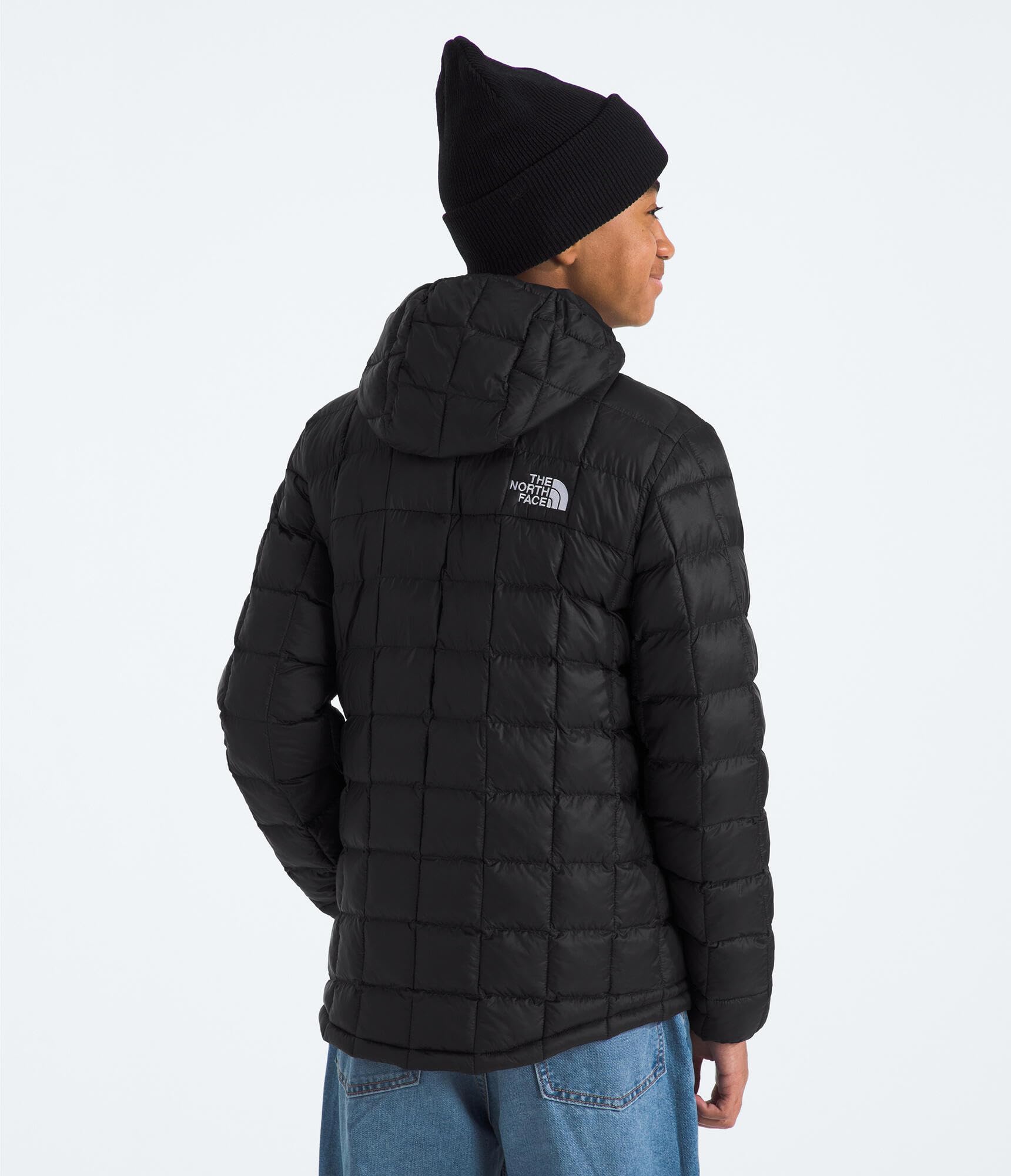 The North Face Boys' Thermoball Hooded Jacket - Lightweight Insulated Winter Jacket for Kids (Little Big Kid) - Perfect for Outdoor Activities, School & Cold Weather Adventures