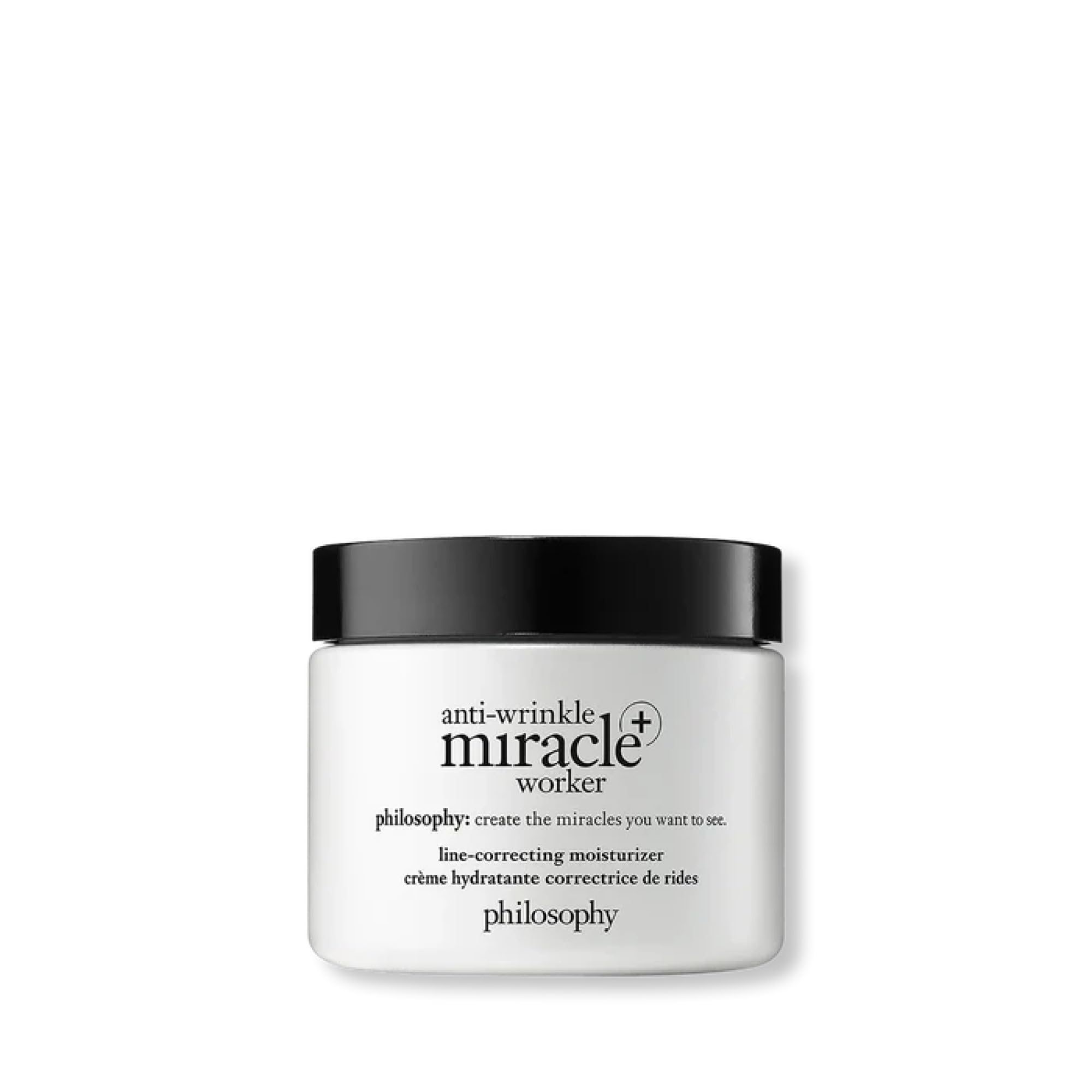 Philosophy Anti-Wrinkle Miracle Worker Line-Correcting Face Moisturizer with Vitamin C & Hyaluronic Acid - Instantly Improves Skin Smoothness & Radiance - Perfect for Daily Skincare Routine & Anti-Aging Care