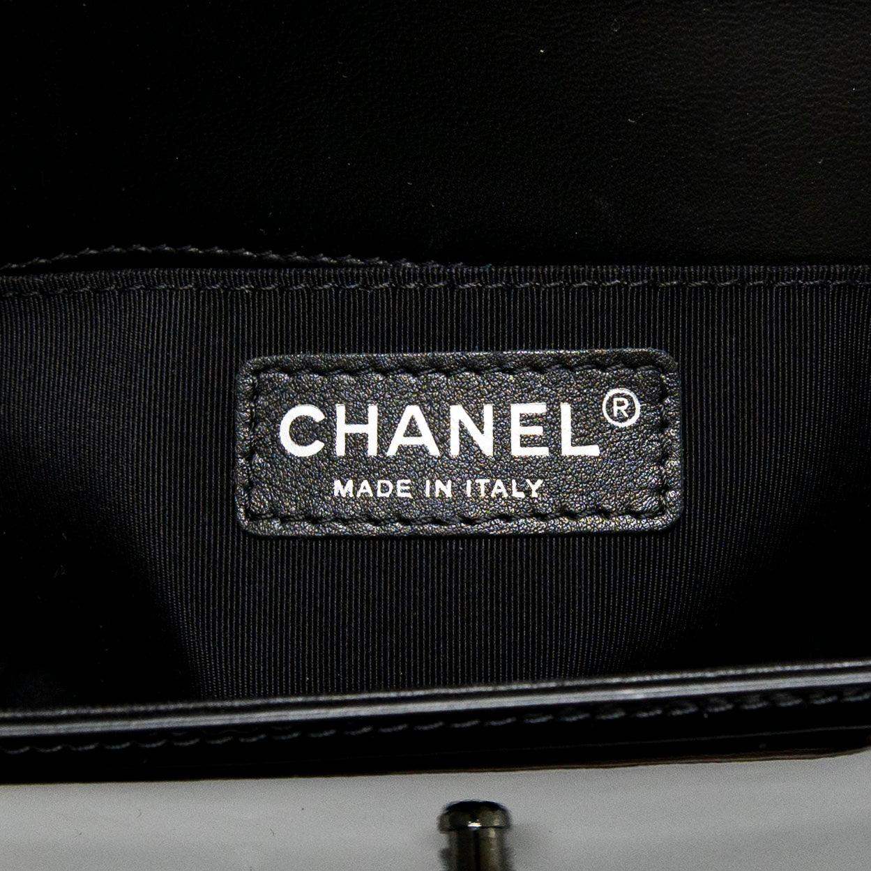 Chanel Black Patent Leather Small Boy Bag - Luxury Crossbody Handbag for Women, Perfect for Parties, Dates & Special Occasions