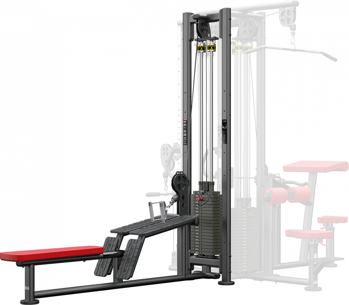 ATLANTIS D124 Low Row Exercise Machine - Home Gym Strength Training Equipment for Back & Arm Workouts