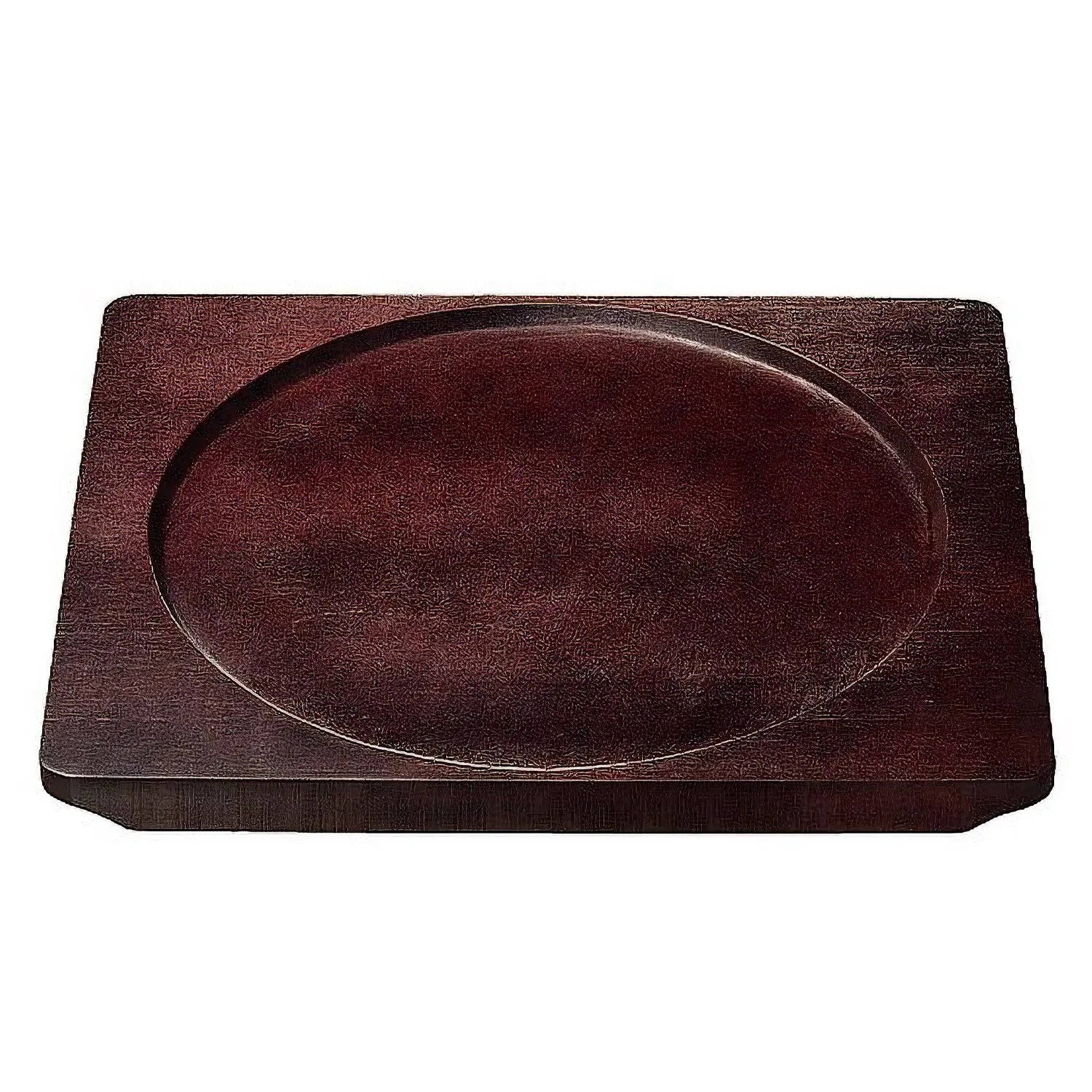 EBM Wooden Base for Round Sizzler Platter - Durable Serving Stand for Hot Dishes, Perfect for Restaurants, Catering & Home Dining