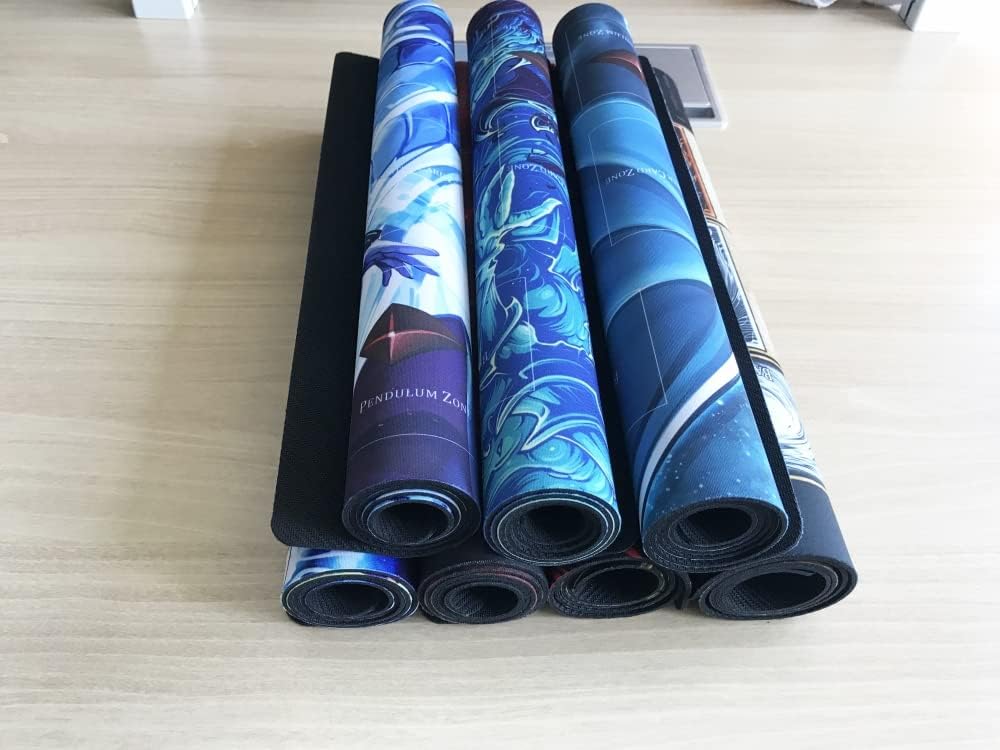 Kuriboh TCG CCG Playmat - Durable Mouse Pad for Trading Card Games, Board Games, and Tabletop RPGs - Includes Free Storage Bag for Home, Office, and Gaming Events