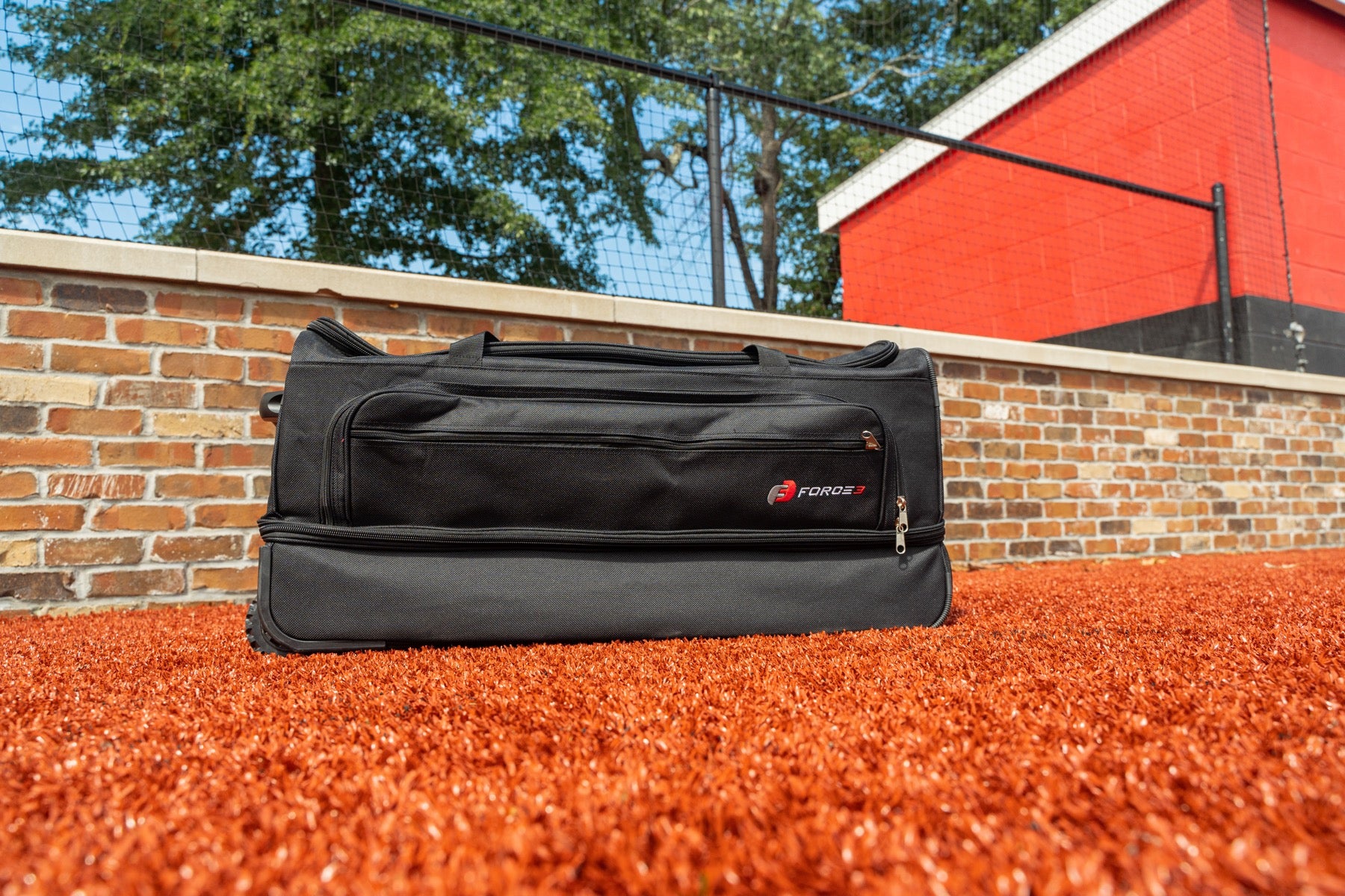 FORCE3 Ultimate Rolling Weekender Bag - Lightweight Durable Carry-On Luggage for Travel, Gym, Work & Weekend Getaways | Spinner Wheels & Multiple Pockets
