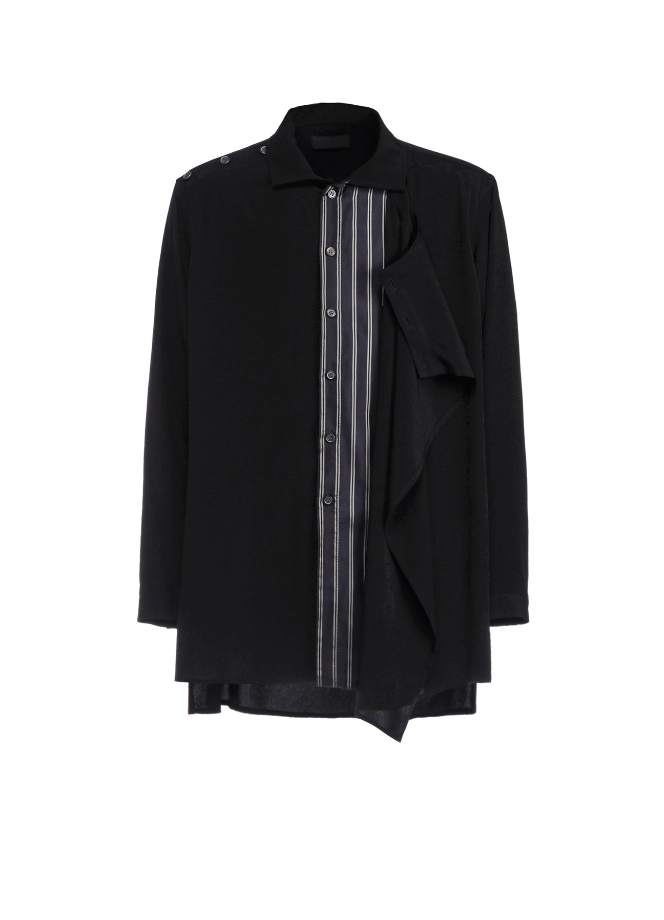 Elegant Crepe de Chine Front Layer Shirt for Women - Lightweight & Flowy Blouse for Casual Wear, Office & Special Occasions