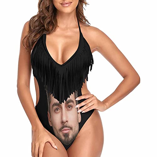 04-women's Fringe One Piece Swimsuit