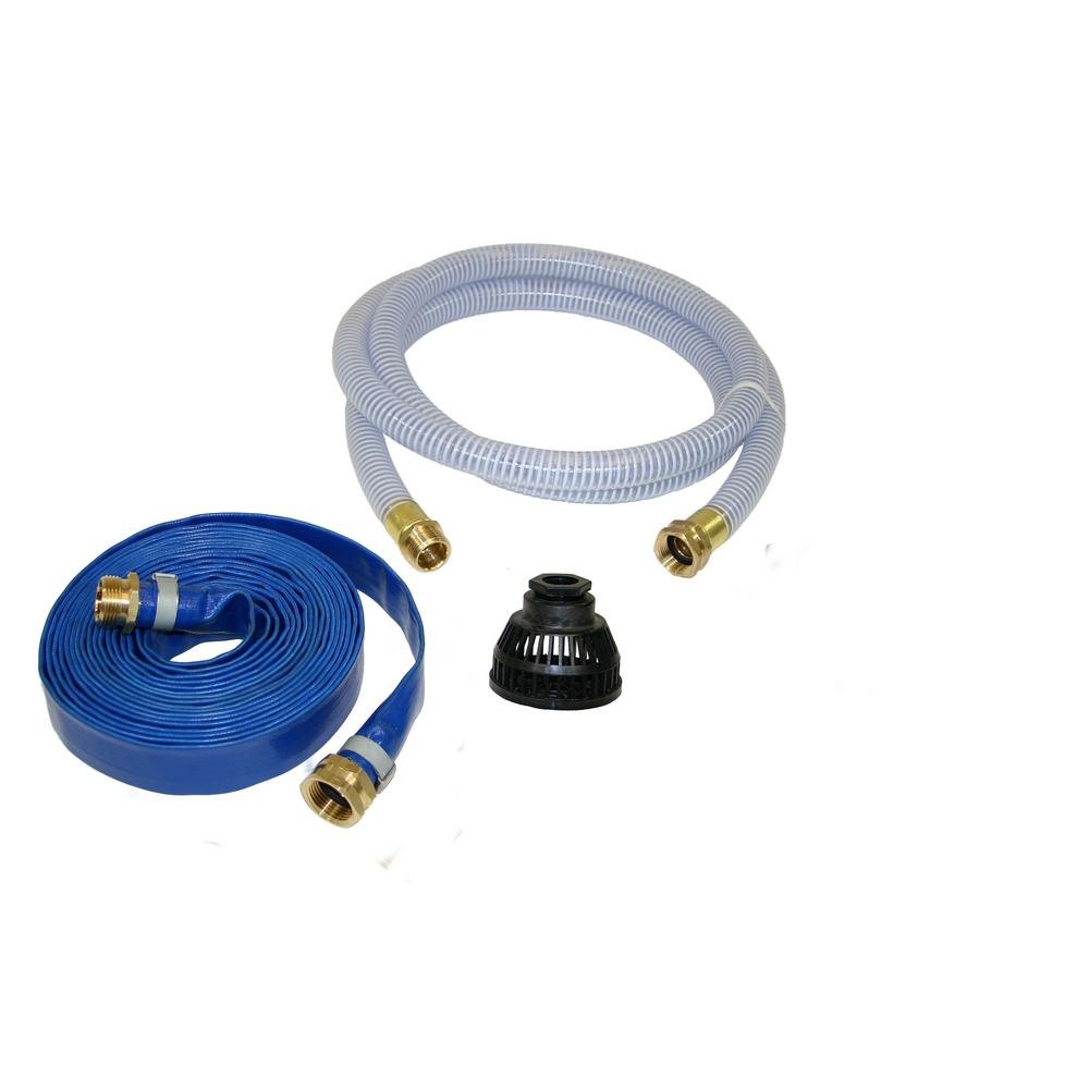 Stanley ST1HK-1000-1147 1-Inch Heavy Duty Water Pump Hose Kit for Industrial, Agricultural & Construction Use - Durable Water Transfer Solution for Pumps, Irrigation & Drainage Systems