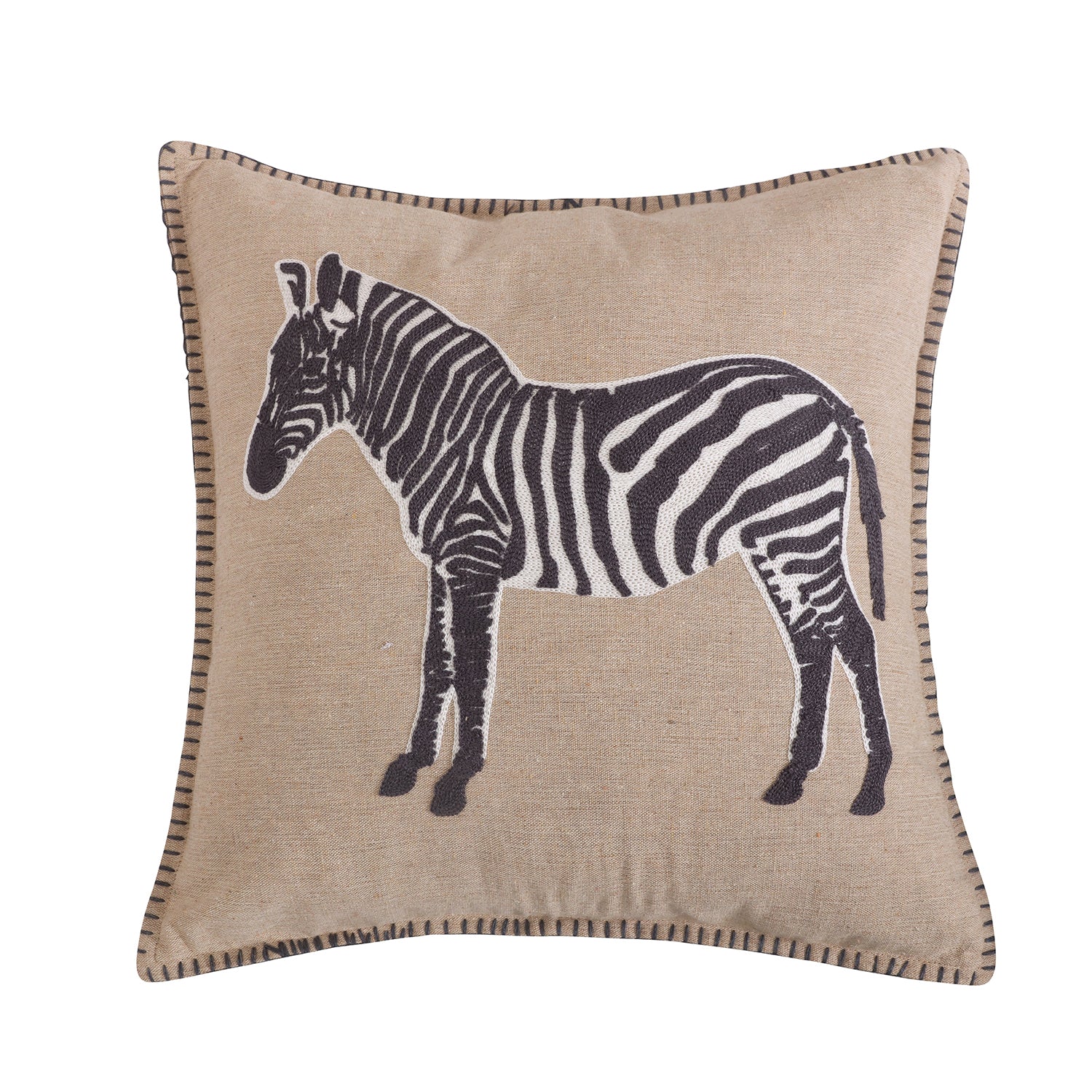 Mirage Zebra Print Pillow - Soft and Comfortable Decorative Throw Pillow for Bed, Sofa, and Couch - Perfect for Living Room, Bedroom, and Home Decor