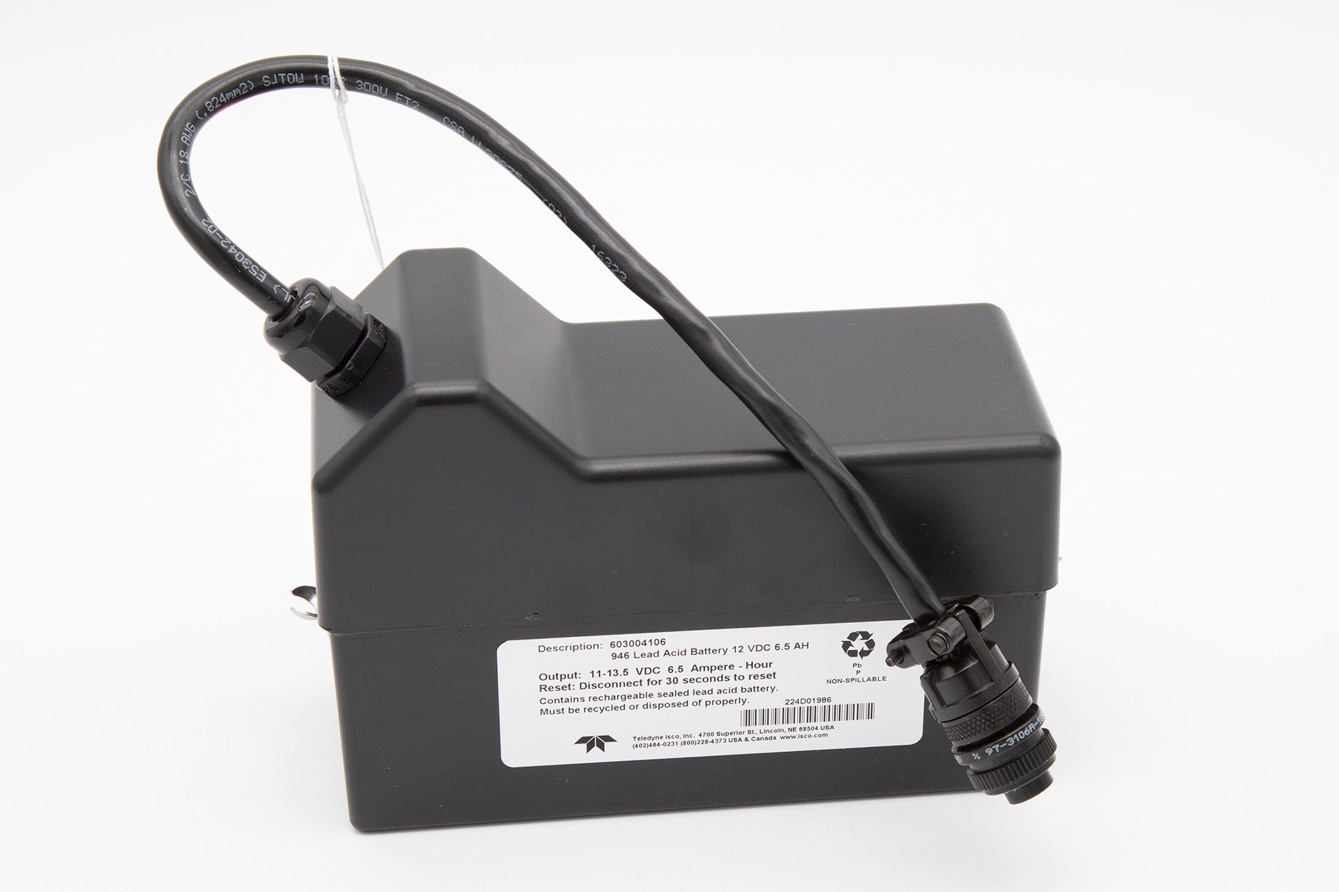 12V 6.5Ah Model 946 Lead Acid Battery - Rechargeable SLA Battery for UPS, Solar Systems, Emergency Lights & Power Backup