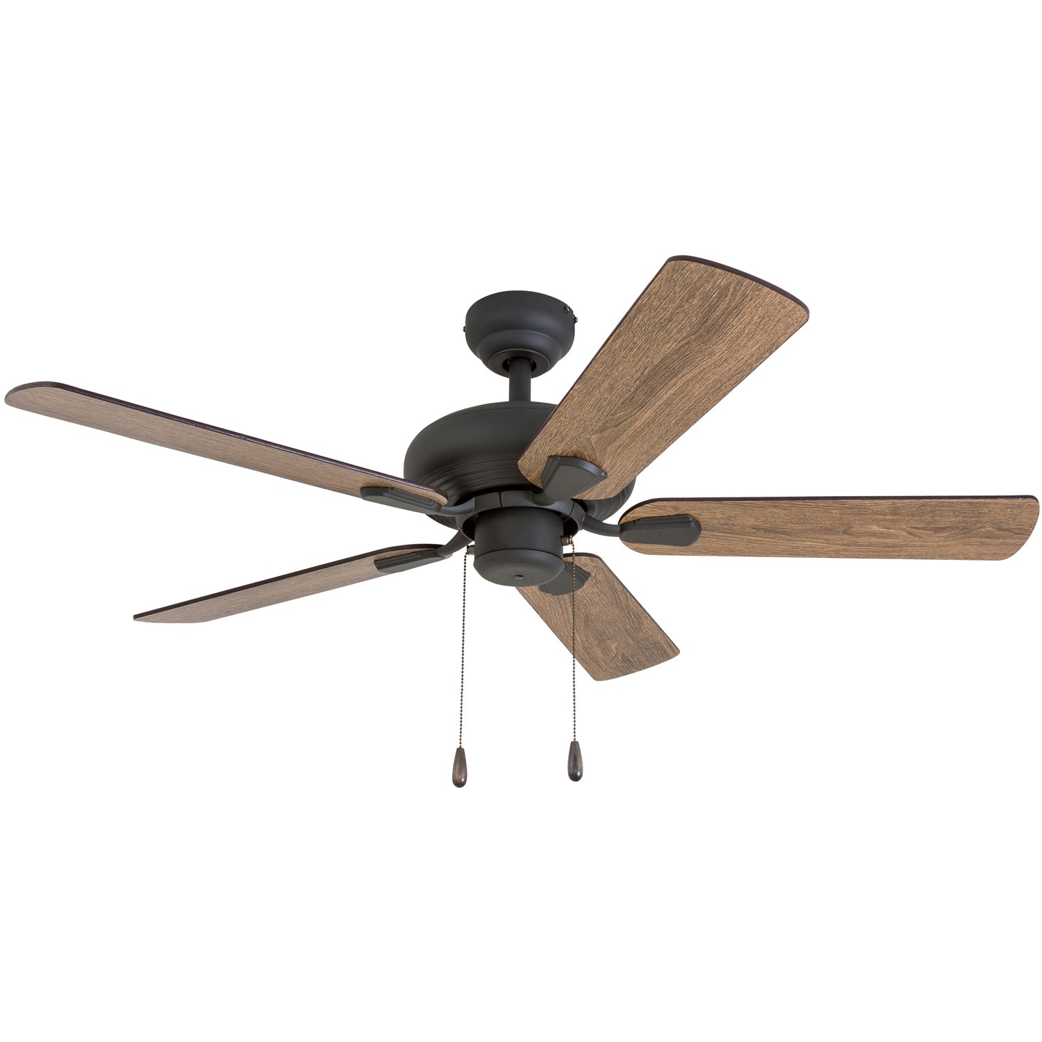 42 Inch Russwood Bronze Ceiling Fan with Pull Chain - Perfect for Living Room, Bedroom, and Outdoor Patio Cooling