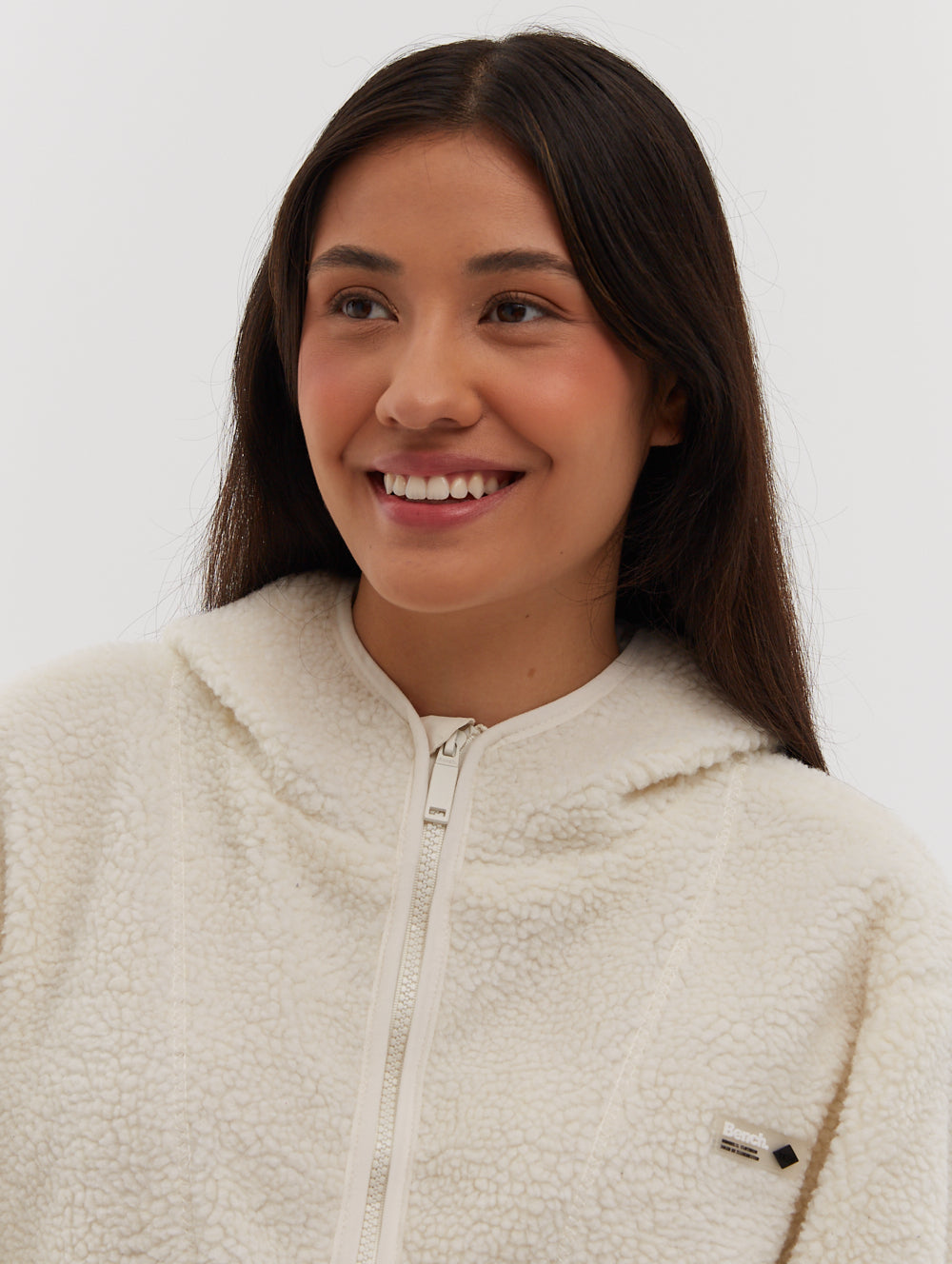 Brilli Women's Longline Sherpa Jacket - Cozy Fleece Lined Winter Coat for Outdoor Activities & Casual Wear
