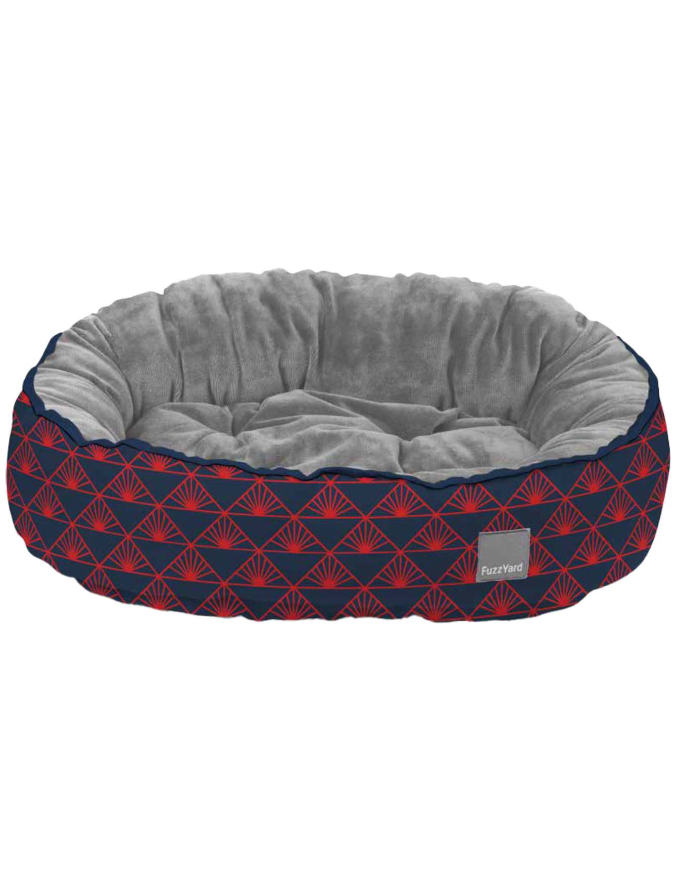 Fuzzyard Reversible Pet Bed for Dogs & Cats - Charleston Design, 3 Sizes (Small/Medium/Large) - Cozy Washable Dog Bed & Cat Bed for Living Room, Bedroom or Crate