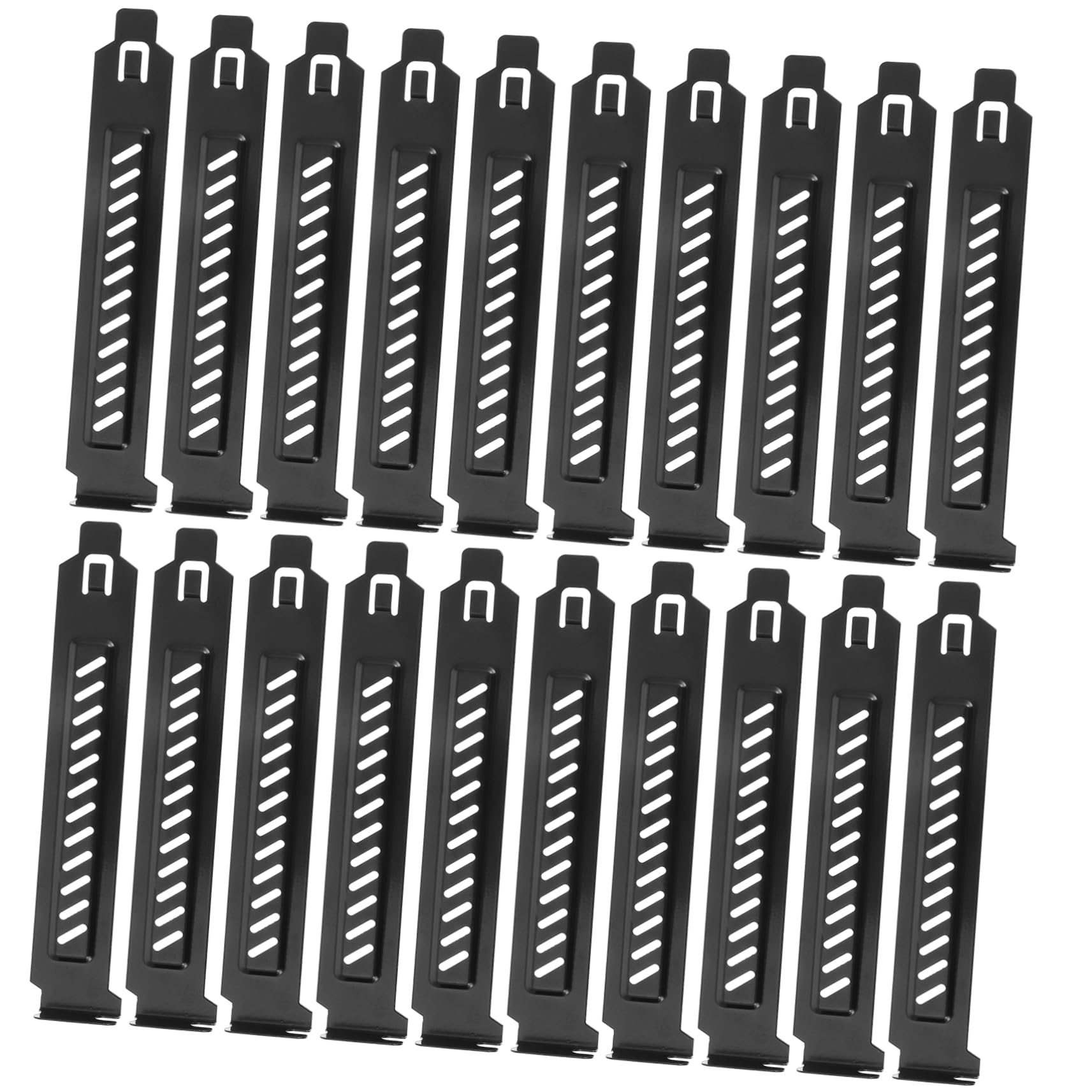 20PCS Stainless Steel GPU Bracket Blanking Plates - PCI Expansion Slot Covers for Computer Case Accessories, PC Chassis Block & Baffle | Perfect for Gaming Rigs, Workstations & Custom PC Builds