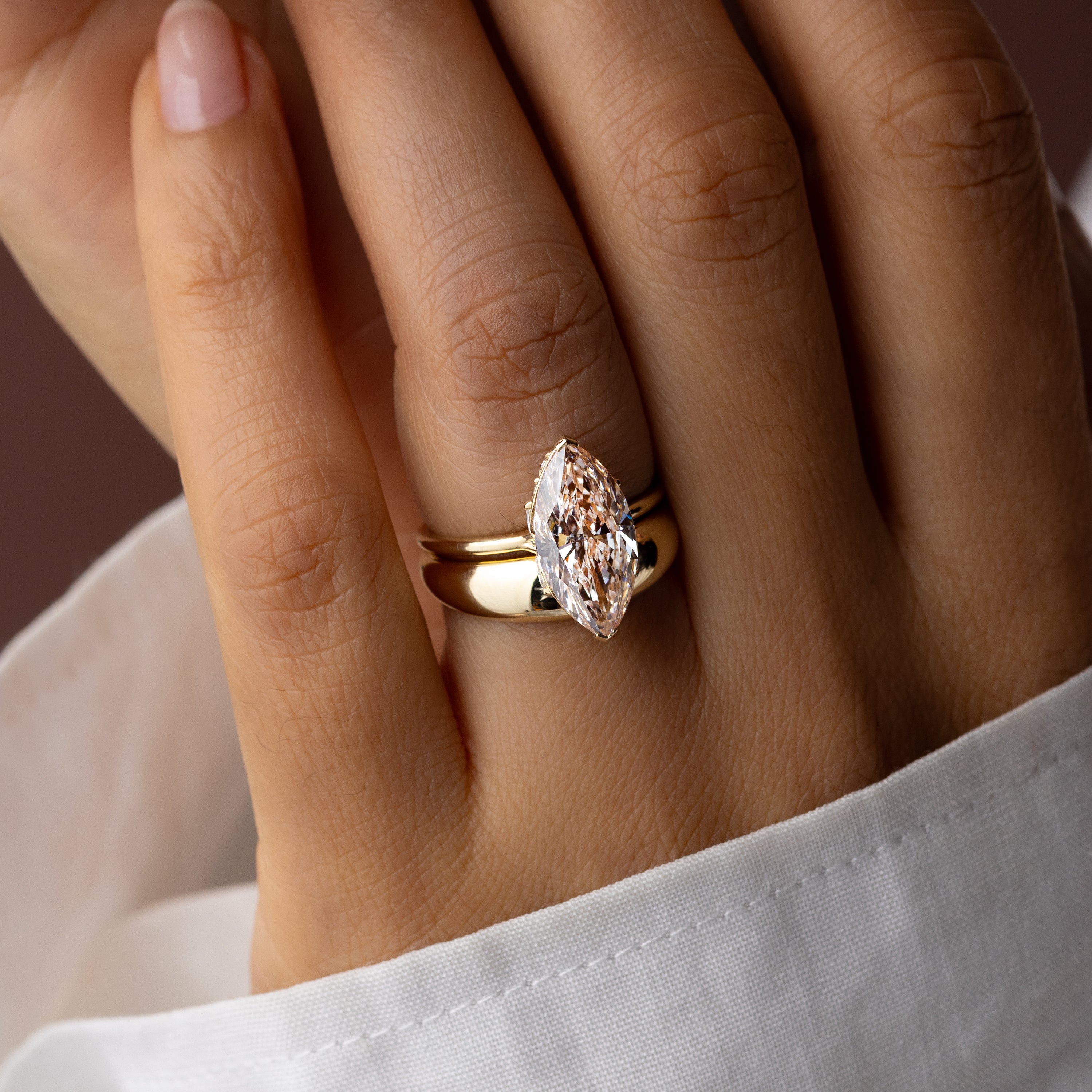 4.04ct Lab Grown Pink Diamond Allusion Ring for Women - Elegant Engagement & Anniversary Gift - Perfect for Valentine's Day & Special Occasions
