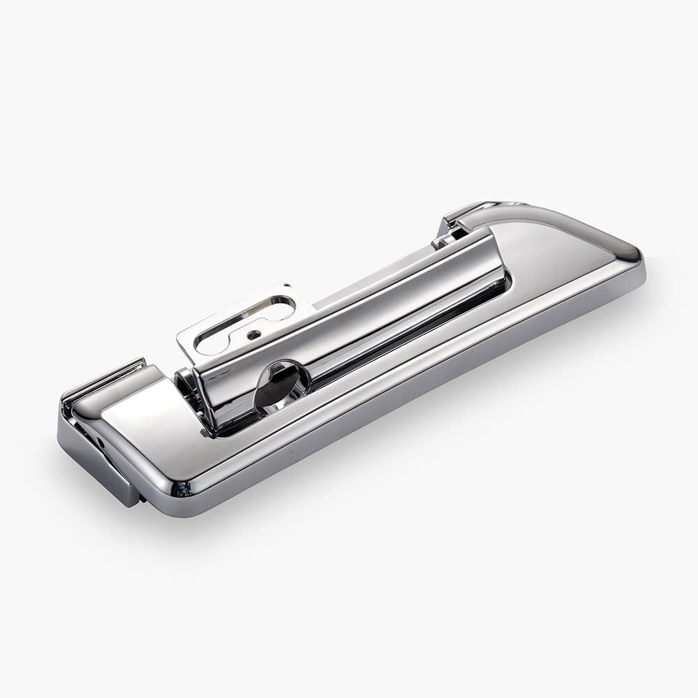 2014+ Harley Razor/Chopped/King Tour Pak Chrome Hinges & Latch Kit - Durable Replacement for Travel Trunk & Luggage Storage