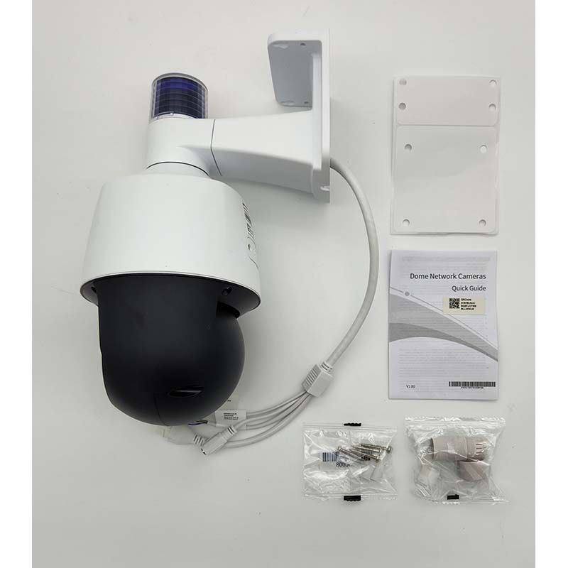 Alibi Vigilant 5MP Outdoor Security Camera - 5x PTZ Zoom, 164ft Night Vision, 49ft IllumiNite Starlight, SmartSense Motion Detection with Built-in Mic, Speaker & Alarm - Ideal for Home, Business & Warehouse Surveillance
