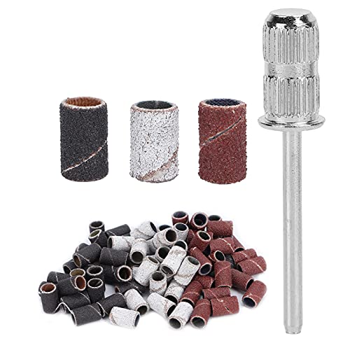 Professional Nail Sanding Bands Kit - High Hardness Sanding Bands for Nail Salon & Manicurist - Easy to Use for Acrylic, Gel & Natural Nails - Perfect for Nail Art, Manicures & Pedicures