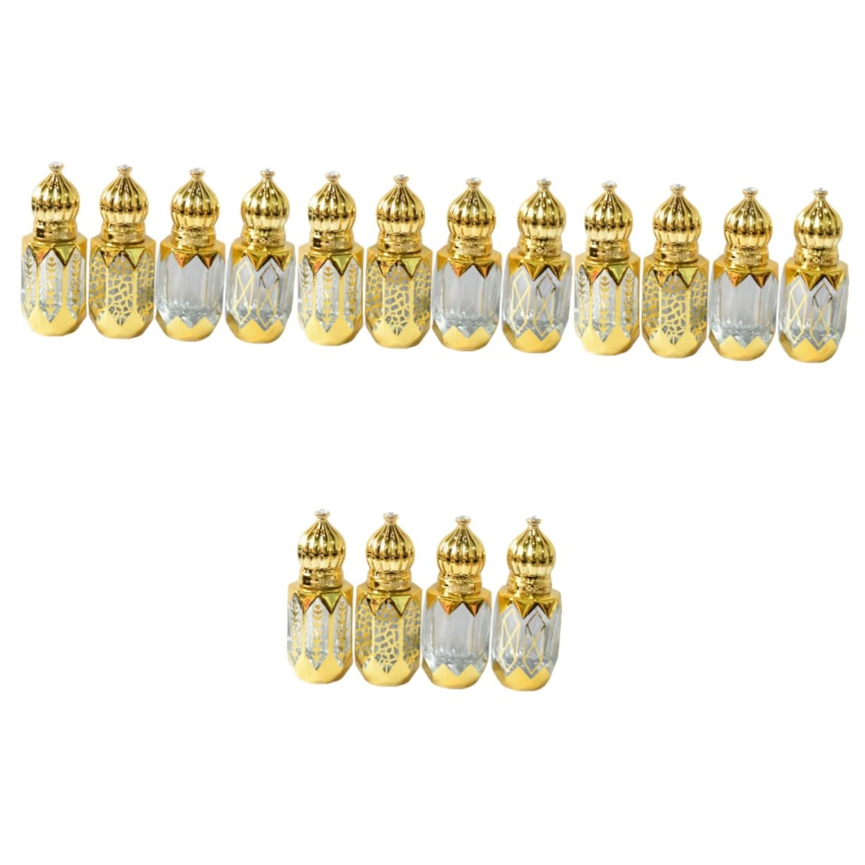 Healeved 16 Pcs 6ml Travel-Sized Liquid Makeup Storage Bottles - Mini Perfume Roller Bottles for Essential Oils, Cosmetics & Skincare - Perfect for Travel, DIY Beauty & On-The-Go Touch Ups