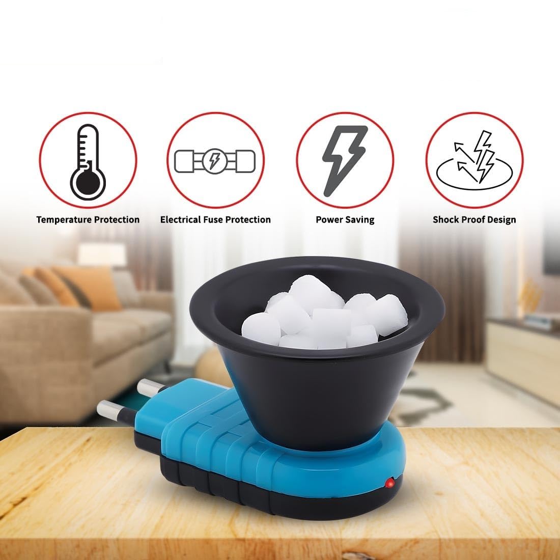 Premium Electric Camphor Burner & Essential Oil Diffuser - Aromatherapy, Pooja Rituals, Home Décor | Safe Durable Metal Design for Meditation, Yoga & Relaxation | USA Shipping