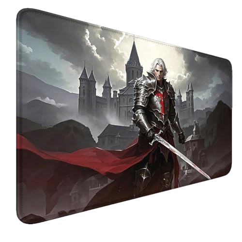 Castle Battle Stitching Edges Playmat