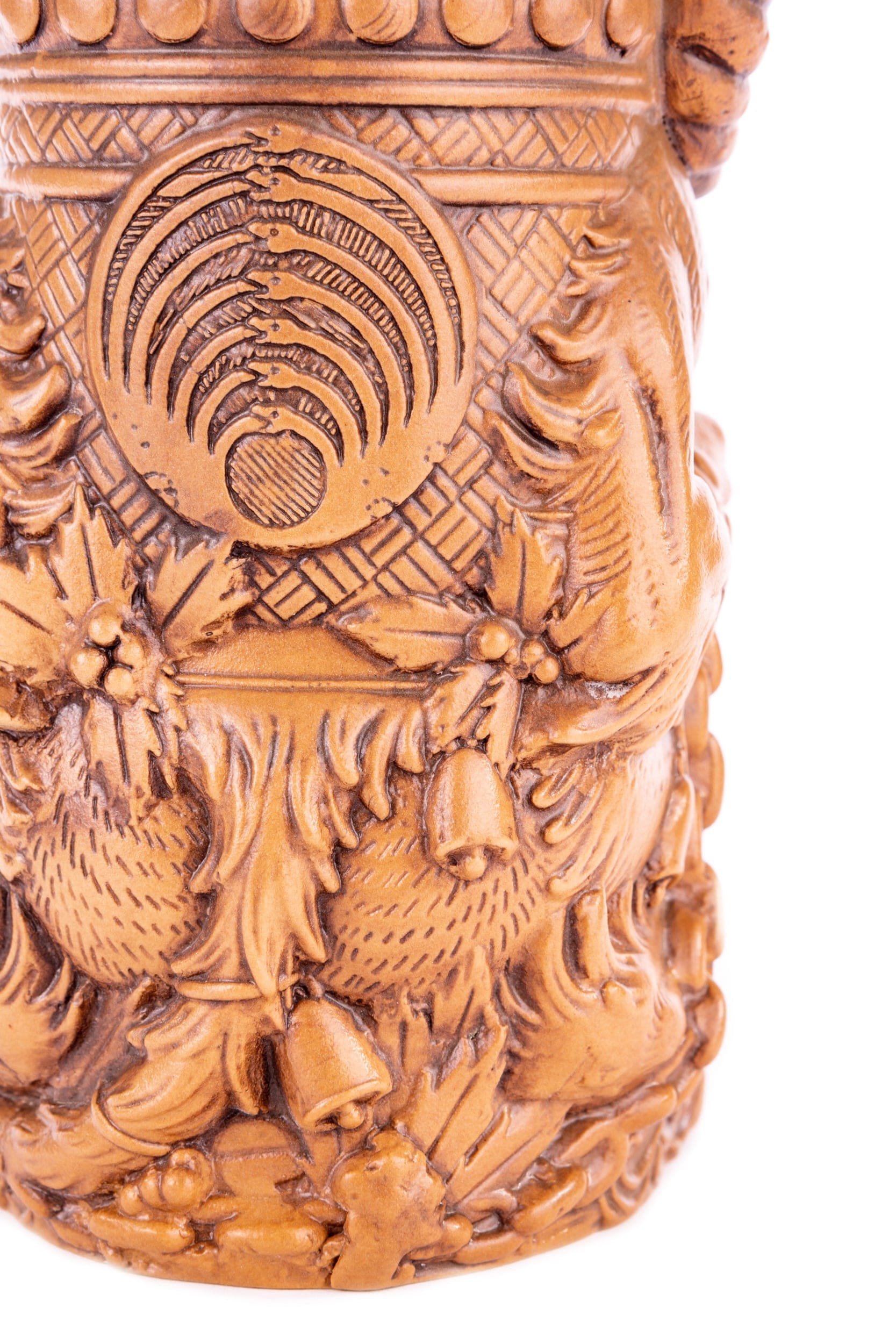 Krampus Designer Series Tiki Mug - Nutmeg Variant | Handcrafted Ceramic Halloween & Christmas Collectible | Perfect for Holiday Parties, Themed Decor & Gift Giving