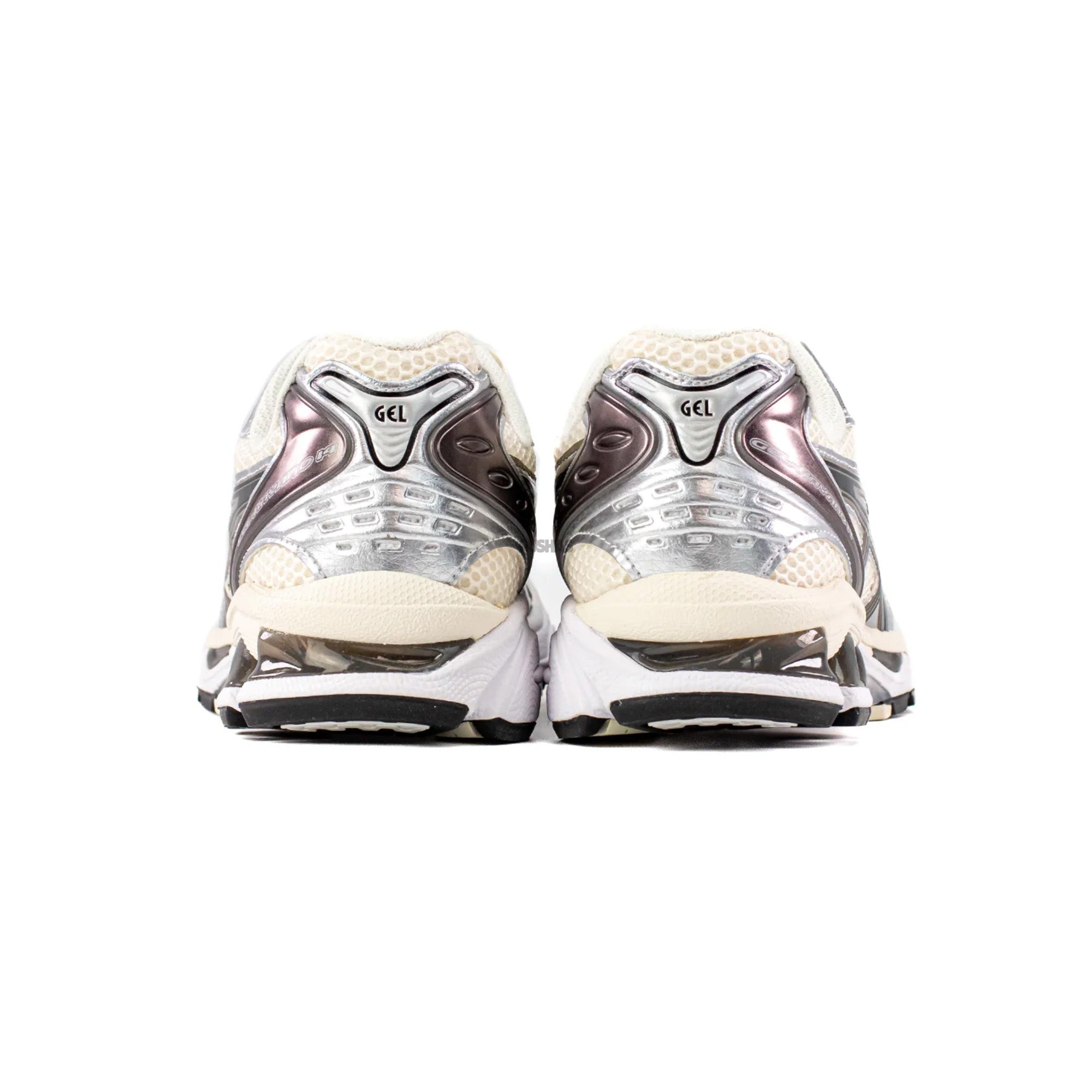 ASICS Gel Kayano 14 Running Shoes for Men & Women - Cream Black Metallic Plum Colorway (2023) - Lightweight Cushioned Sneakers for Jogging, Gym Workouts & Everyday Wear