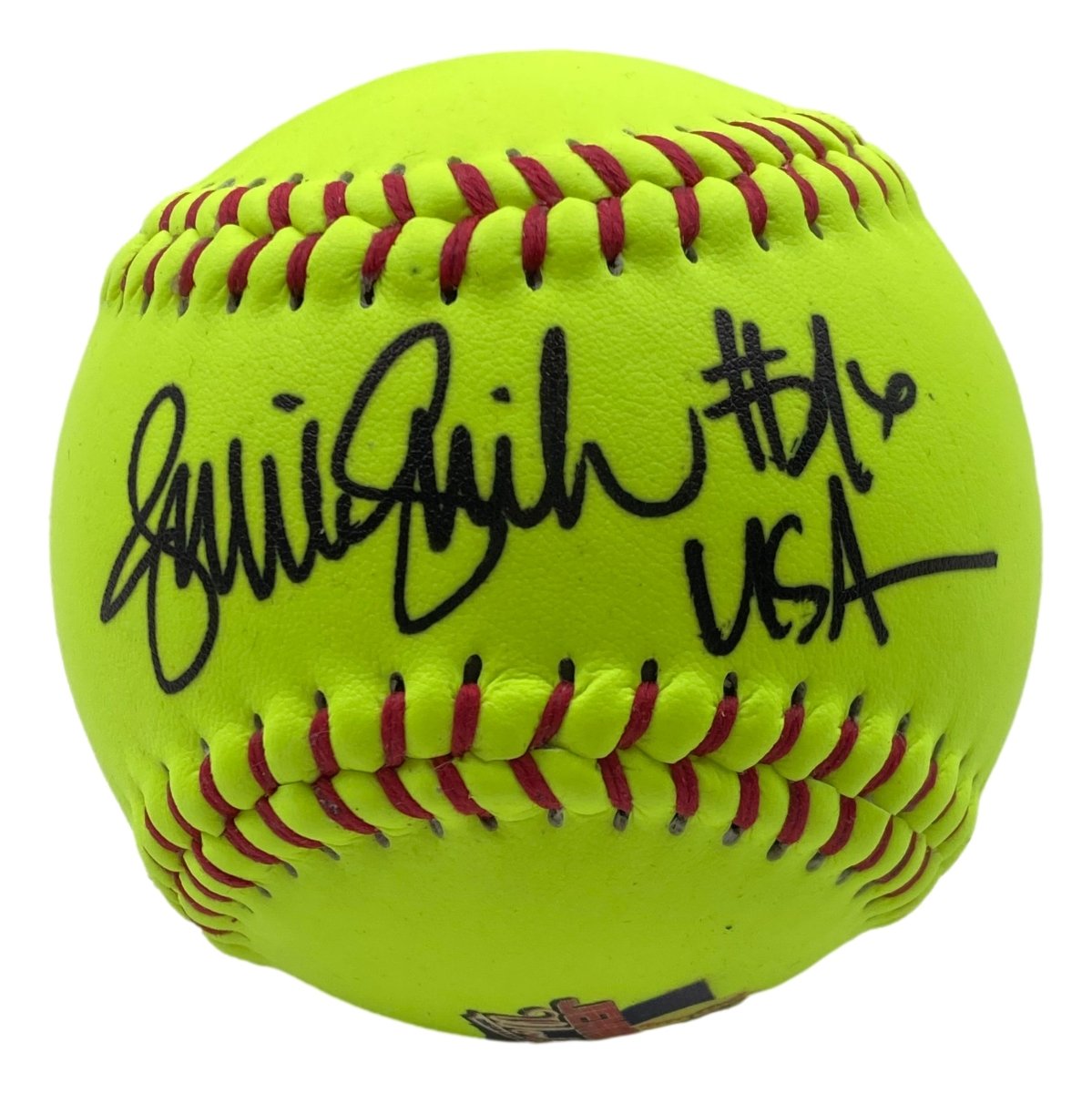 Jennie Finch Autographed World Series Dudley Softball - USA Inscribed Official Game Ball - Perfect for Collectors, Fans & Sports Memorabilia Displays