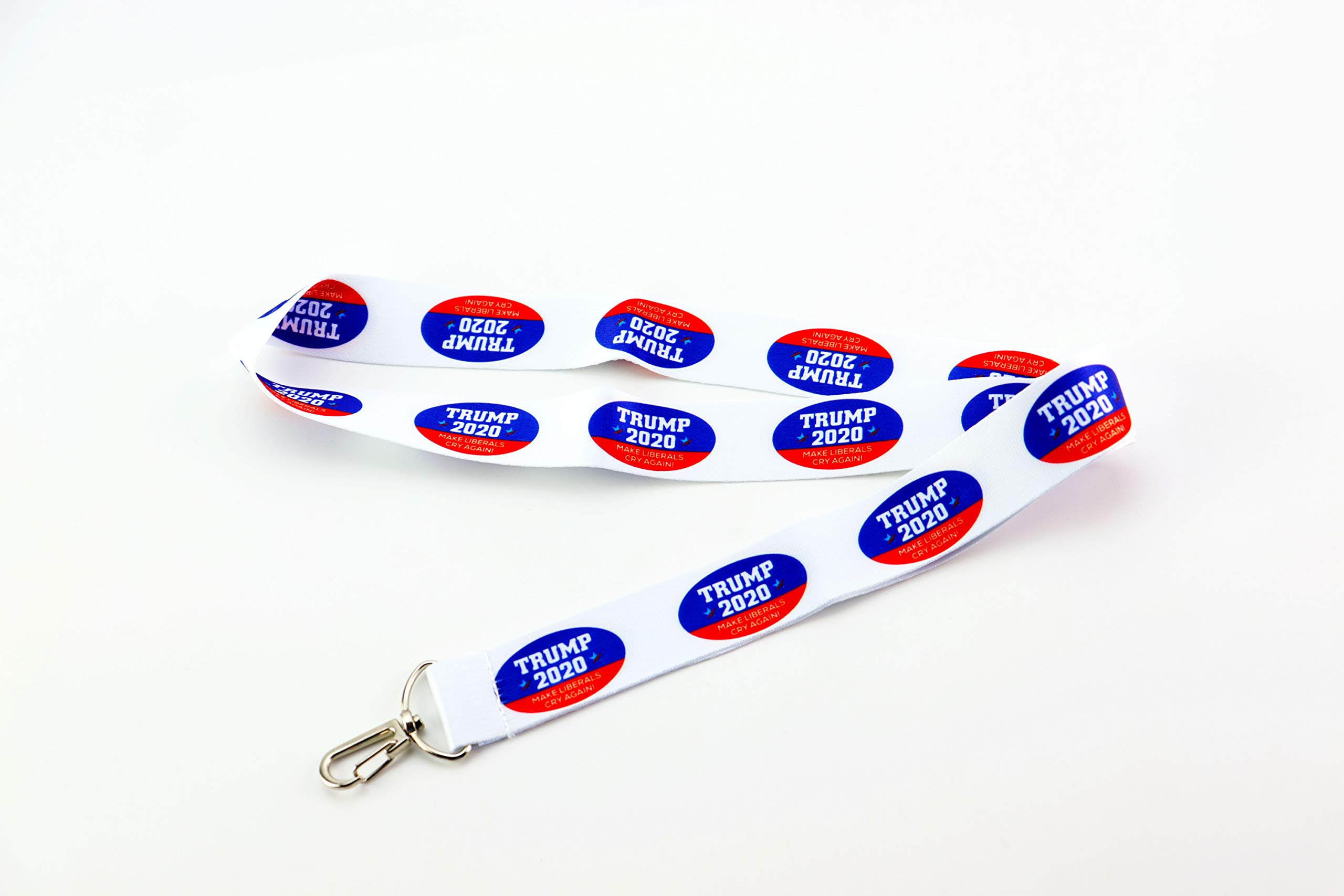 Trump 2020 Campaign Keychain Lanyard - ID Badge Holder for Work & Events