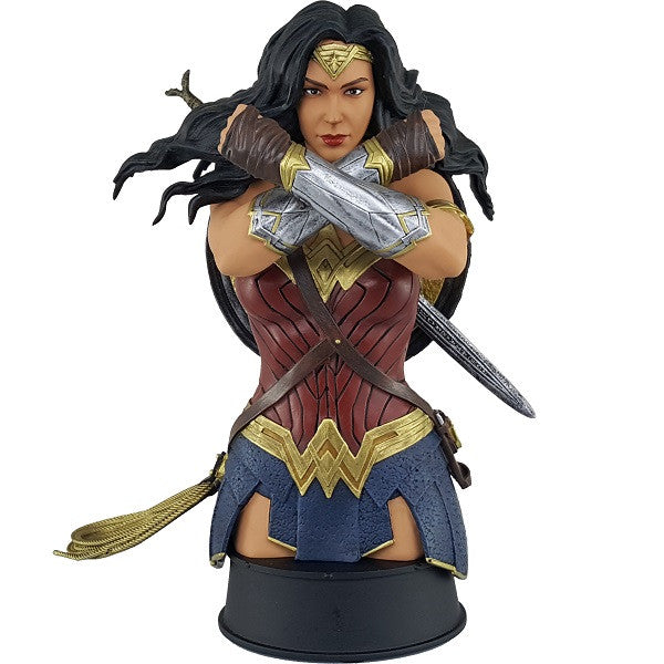 DC Comics Wonder Woman Movie Mini Bust Statue - Collectible Superhero Figurine for Display & Gifts - Perfect for Home, Office & Comic Conventions