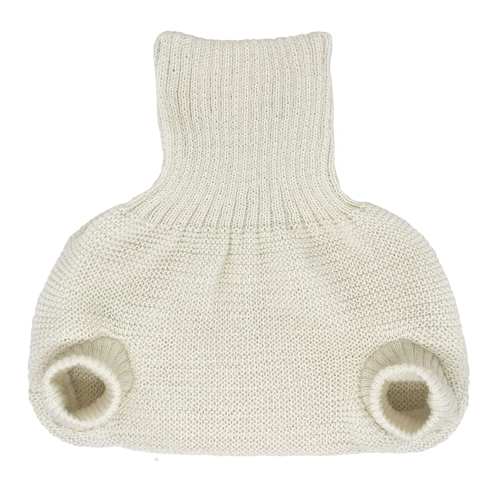 Organic Merino Wool Diaper Cover - Breathable Overnight Knit Baby Diaper Cover for Fitted Cloth Diapers & Flats | Natural Leak Protection for Newborns & Toddlers | Perfect for Nighttime & Daycare Use