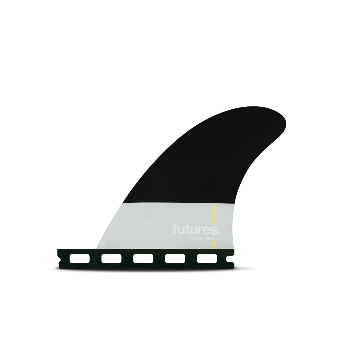 Futures QUAD REAR Pivot HC Quad Rears Small Black - High-Performance Surfboard Fins for Small Boards, Ideal for Shortboards and Performance Surfing