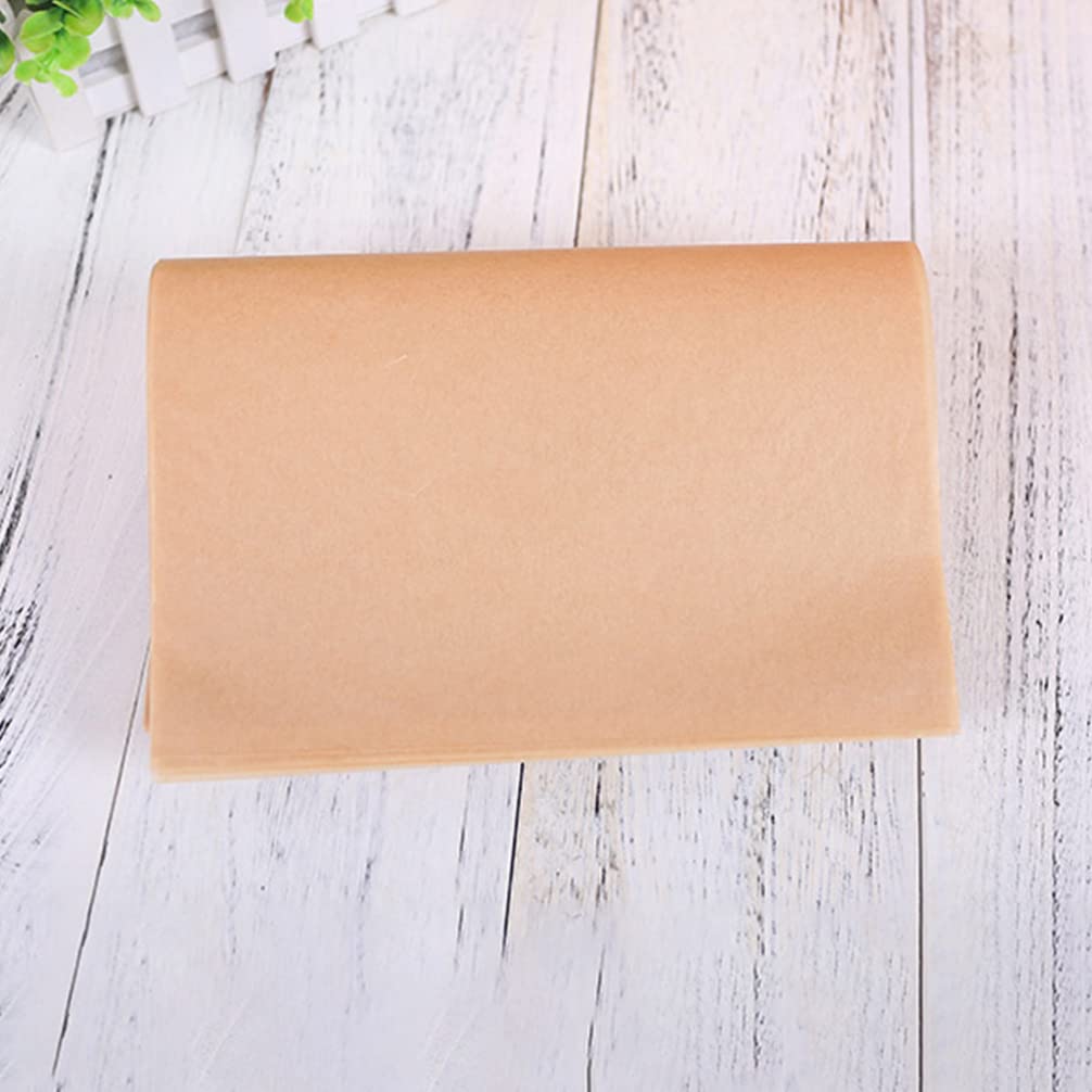 SOLUSTRE 100pcs Air Fryer Parchment Paper Liners - Non-Stick Baking Sheets for Air Fryers, Toaster Ovens & Cake Pans | Perfect for Healthy Cooking, French Fries, Pastries & Steamed Foods