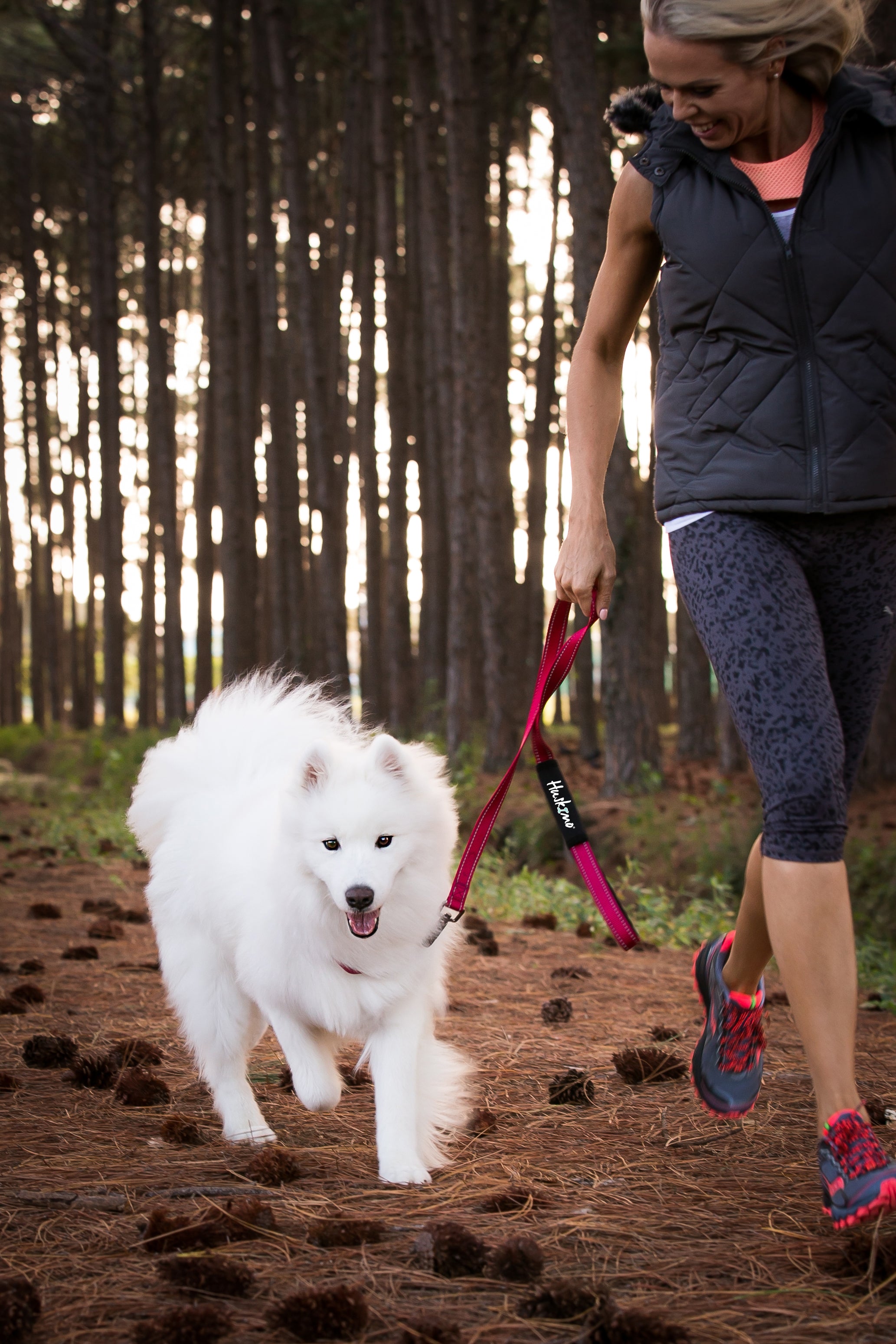 Huskimo Trekpro Durable Reflective Dog Leash for Large Dogs - Perfect for Hiking, Running & Outdoor Adventures