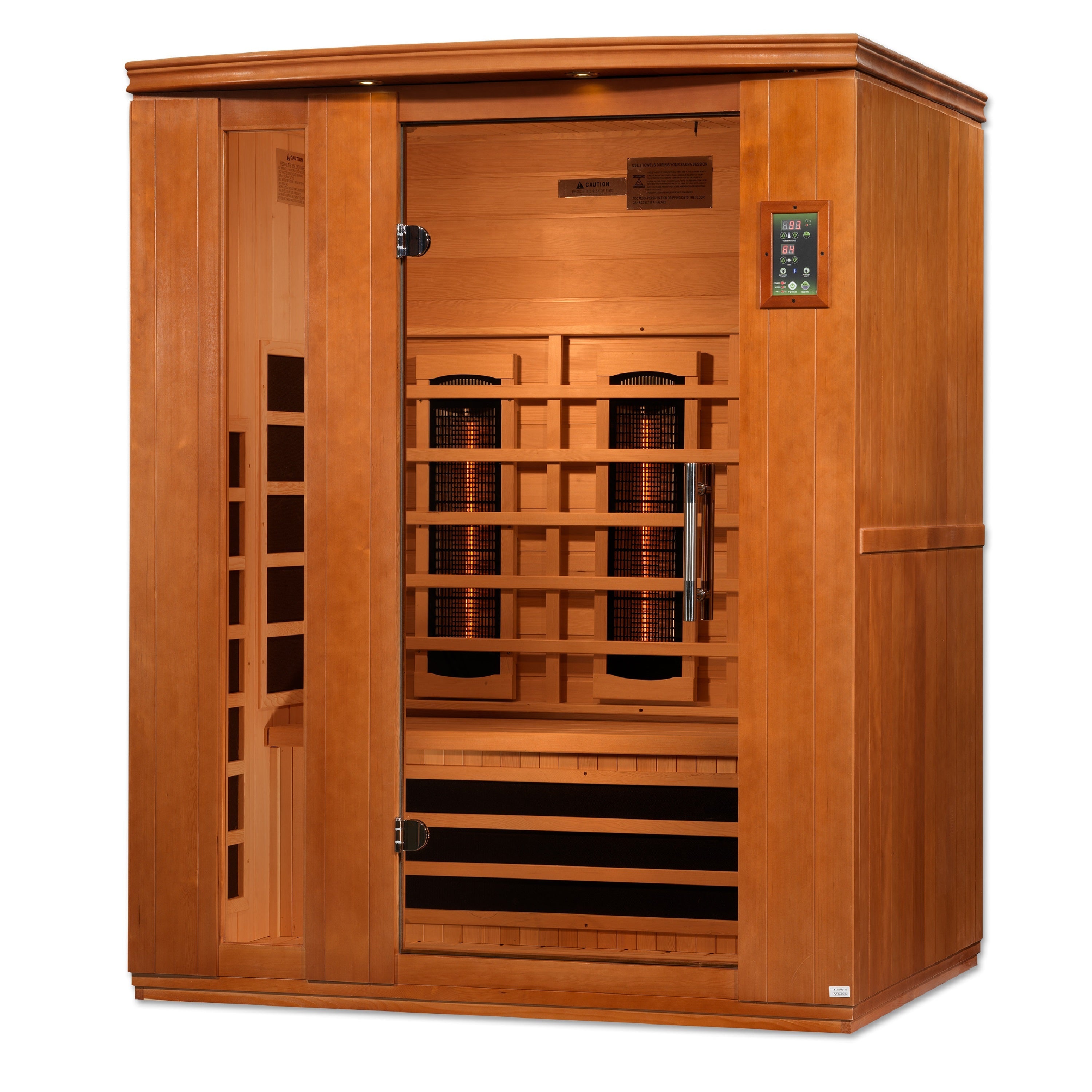 Premium FAR Infrared Sauna with Hemlock Wood - Full Spectrum Dynamic Heat Therapy for Home Relaxation & Detox | Perfect for Muscle Recovery, Stress Relief & Wellness Retreats