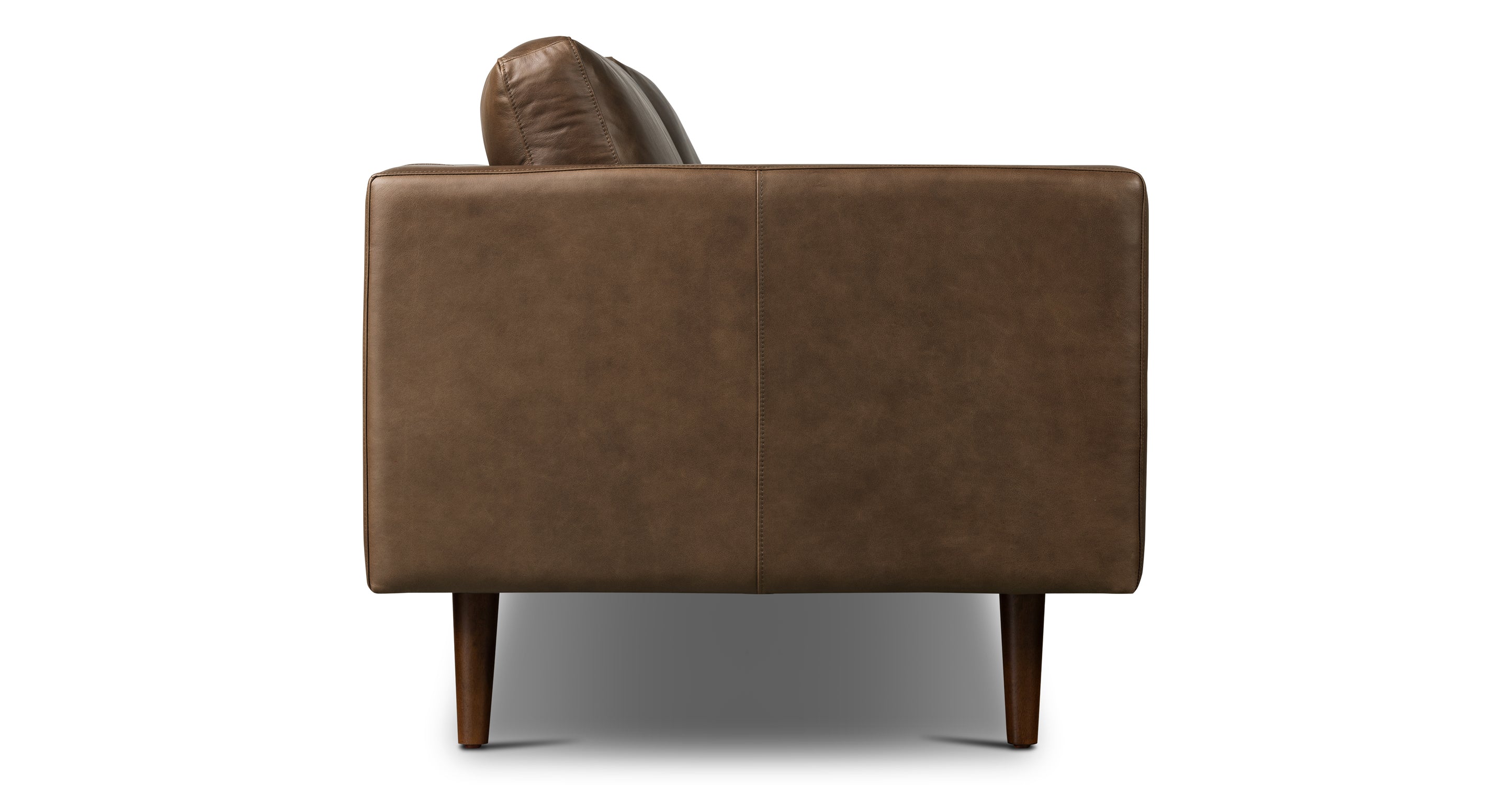 Premium Napa Leather Sofa - Modern Luxury Living Room Furniture for Home & Office - Perfect for Relaxing, Entertaining & Stylish Decor