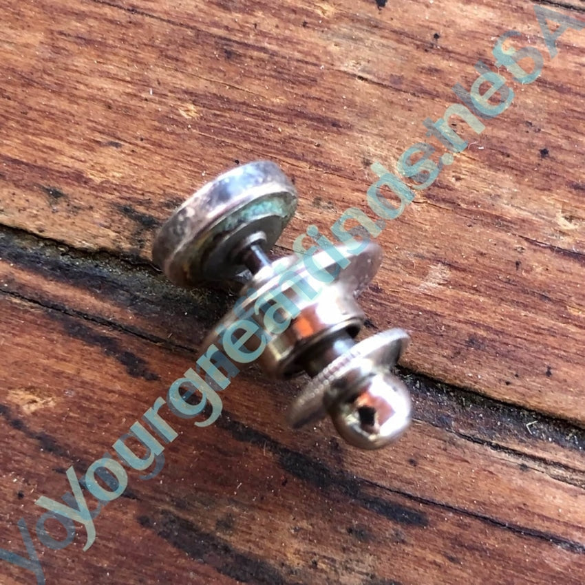 Tiny Zuni Sunface Straight Back Pin Tie Tack Sterling Silver - Handmade Native American Jewelry for Men & Women - Perfect for Weddings, Gifts & Formal Occasions