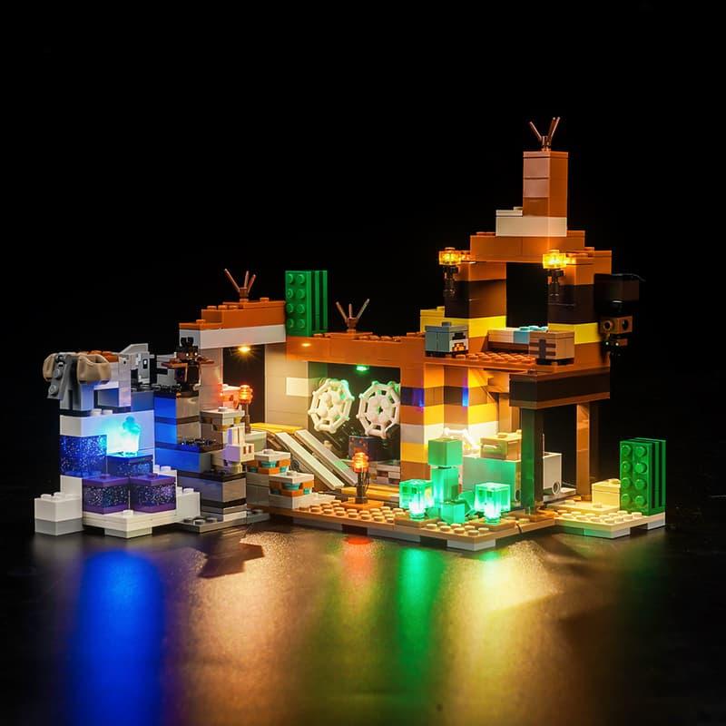 LEGO Minecraft The Badlands Mineshaft 21263 Light Kit - DIY Building Blocks Lighting Set for Kids & Adults - Perfect for Bedroom Decor, Gaming Room, and LEGO Displays