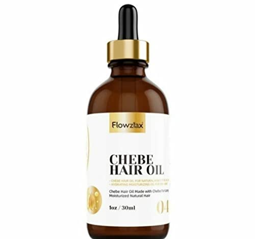 Organic Chebe Hair Growth Oil for Natural Hair - Promotes Length Retention & Moisture - Perfect for Curly, Coily & Afro-Textured Hair - Daily Scalp Treatment & Styling Aid