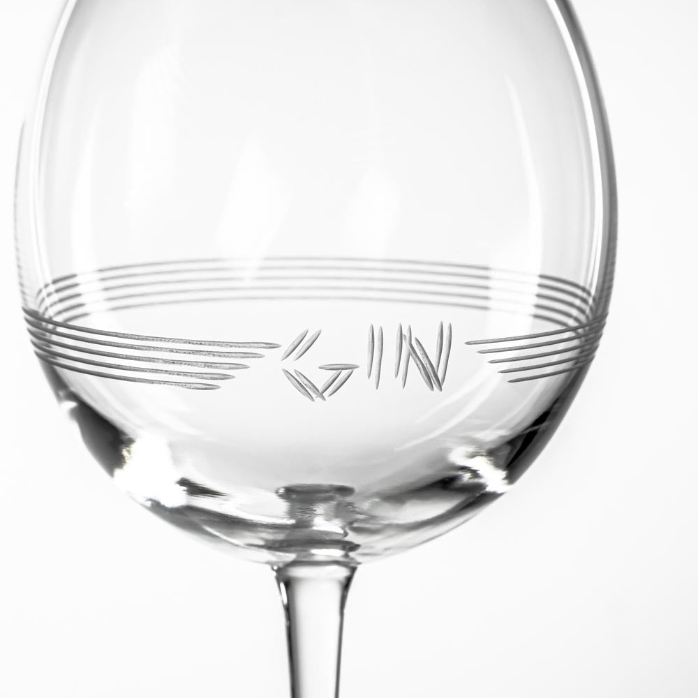 Aperol Gin Spritzer 18oz Balloon Cocktail Glass Set of 4 - Perfect for Summer Parties, Outdoor Gatherings & Home Bar Decor