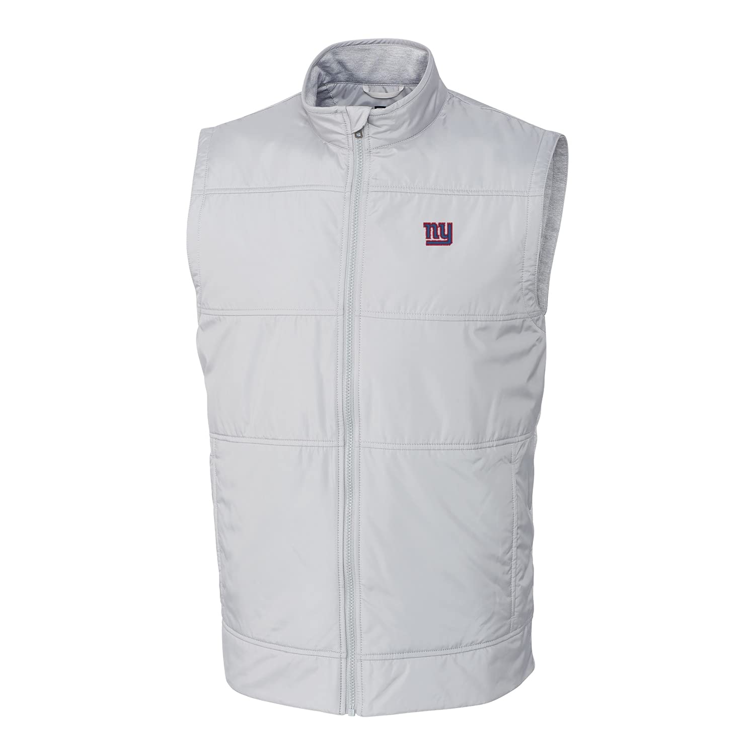 Cutter & Buck Men's NFL Big & Tall Stealth Full-Zip Vest - Lightweight Puffer Jacket for Football Fans - Perfect for Game Day, Tailgating & Outdoor Activities