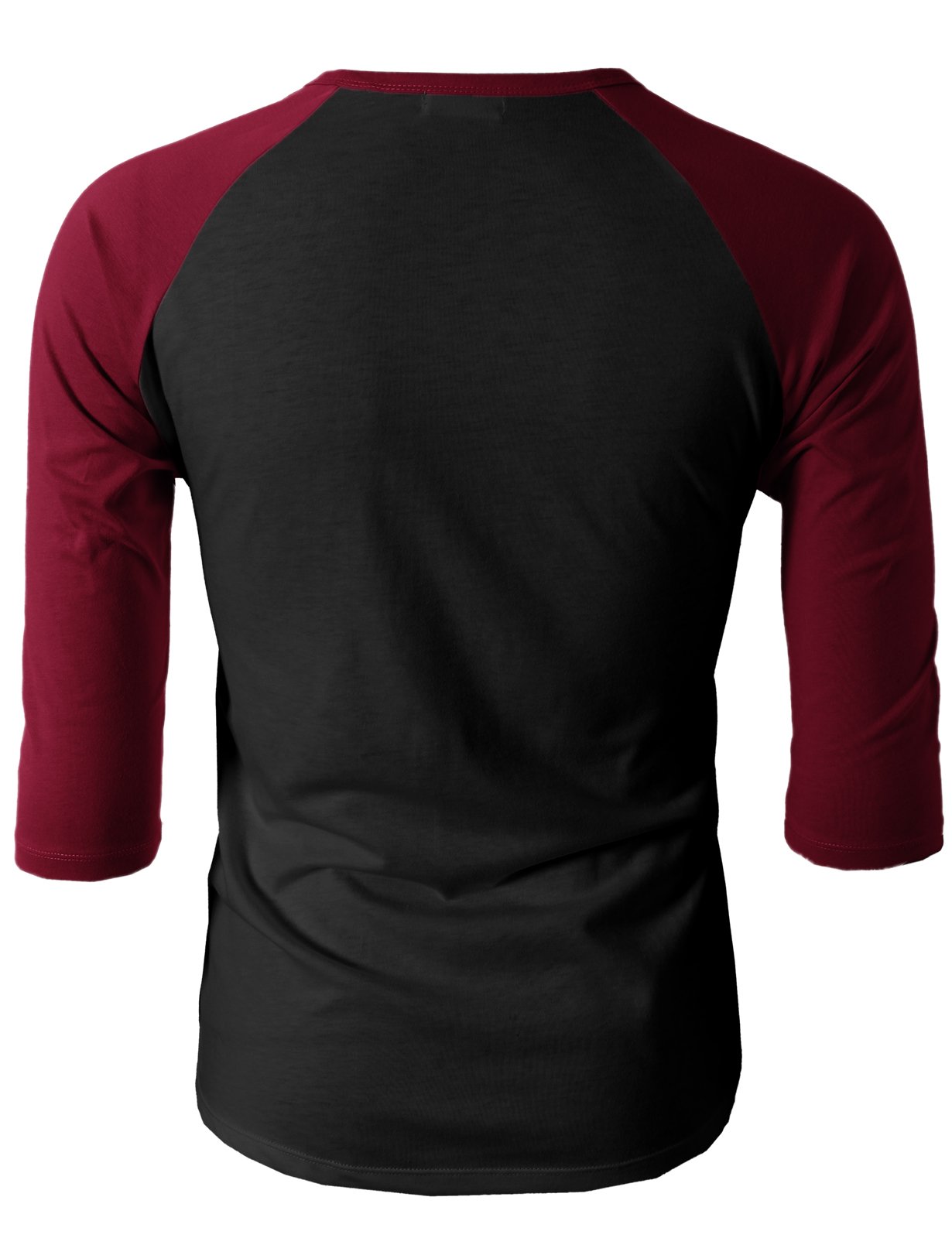 Men's Casual Slim Fit Henley T-Shirt - Raglan Long & 3/4 Sleeve Baseball Jersey Shirt for Everyday Wear, Gym & Street Style