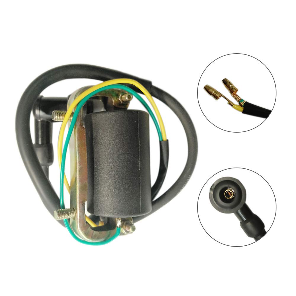 JEM&JULES Ignition Coil with Spark Plug Cap 30530-102-780 Compatible with Honda CT90 CM91 Trail 90 Motorcycle - Perfect for Off-Road Adventures & Trail Riding