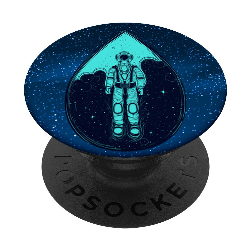 Psychedelic Astronaut Print - Surreal Outer Space Wall Art for Home & Office Decor - Perfect for Astronomy Lovers & Sci-Fi Enthusiasts