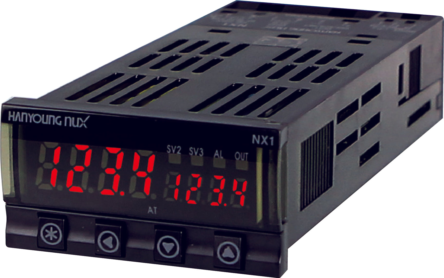 BK3 K Thermocouple Indicator 48x24mm, 100-240VAC, Type K Input, 0-1300°C Display Range - Industrial Temperature Monitoring for HVAC, Manufacturing & Laboratory Use