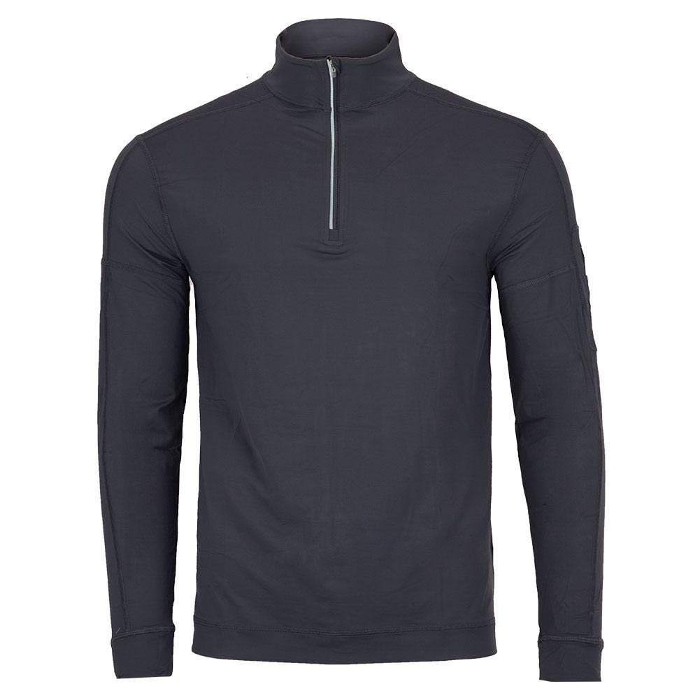 Men's UPF 50+ Sun Protection Mock Neck Zip-Up Active Shirt - Lightweight Quick-Dry Workout & Outdoor Sports Top for Running, Hiking, Golf