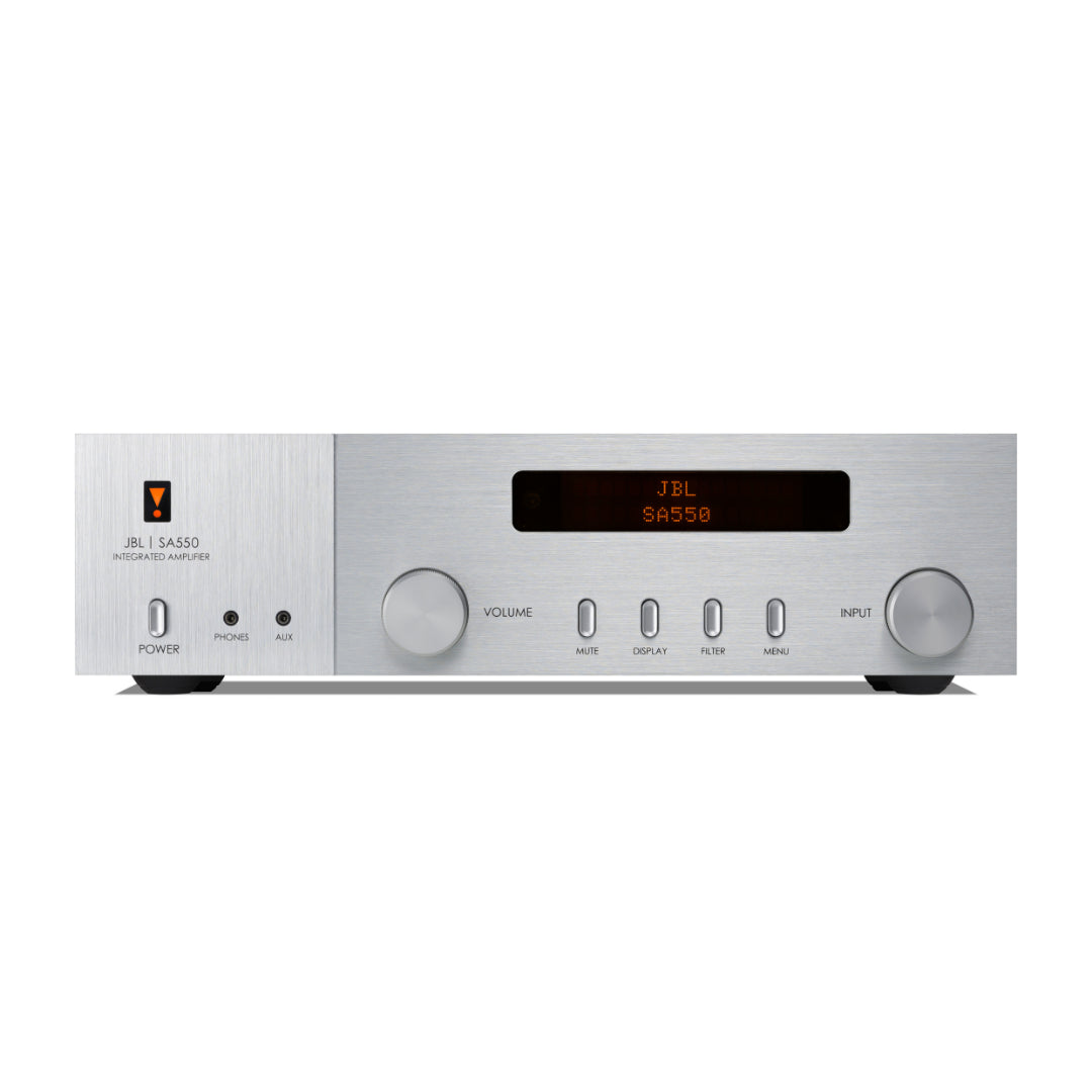 JBL SA550 Classic Integrated Amplifier with Bluetooth - High-Fidelity Stereo Receiver for Home Audio, Wireless Music Streaming & Hi-Fi Systems - Perfect for Living Room, Home Theater & Audiophile Setups