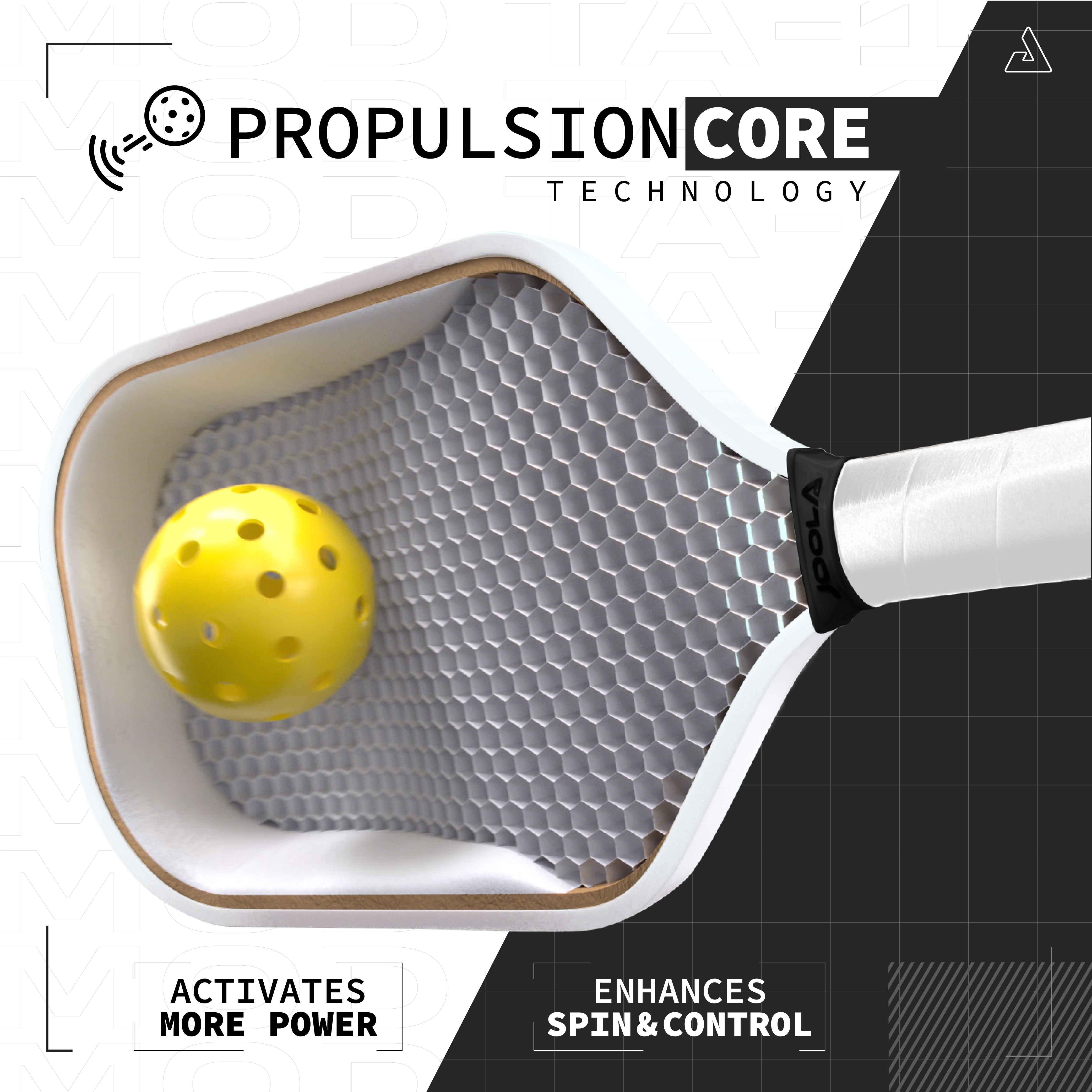 JOOLA Perseus 16mm Table Tennis Racket | Pro Player Edition with MOD TA 15 Rubber - Perfect for Competitive Play & Tournament Training
