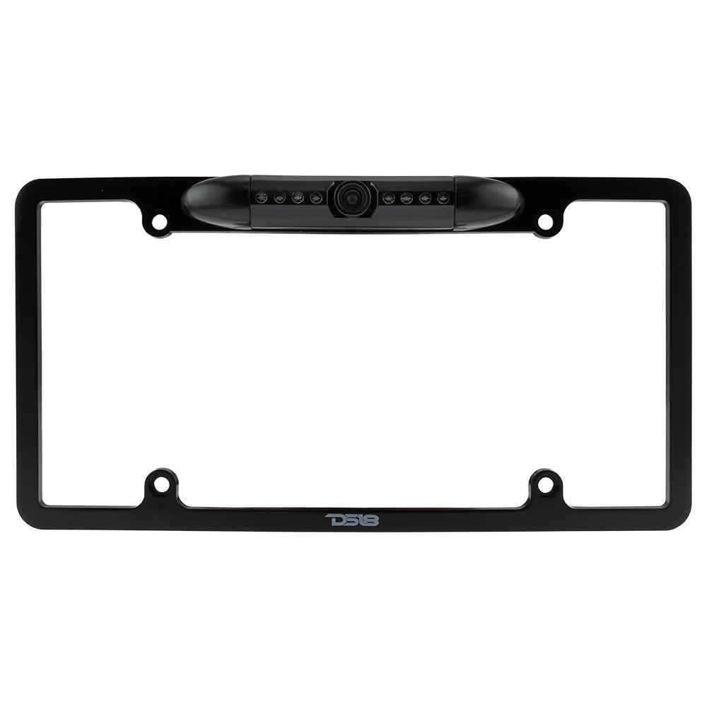 DS18 RCCP License Plate Backup Camera with Night Vision - HD 1080P Waterproof Rear View Camera for Trucks, SUVs, RVs - Easy Installation & Wide Viewing Angle - Perfect for Parking, Reversing & Night Driving